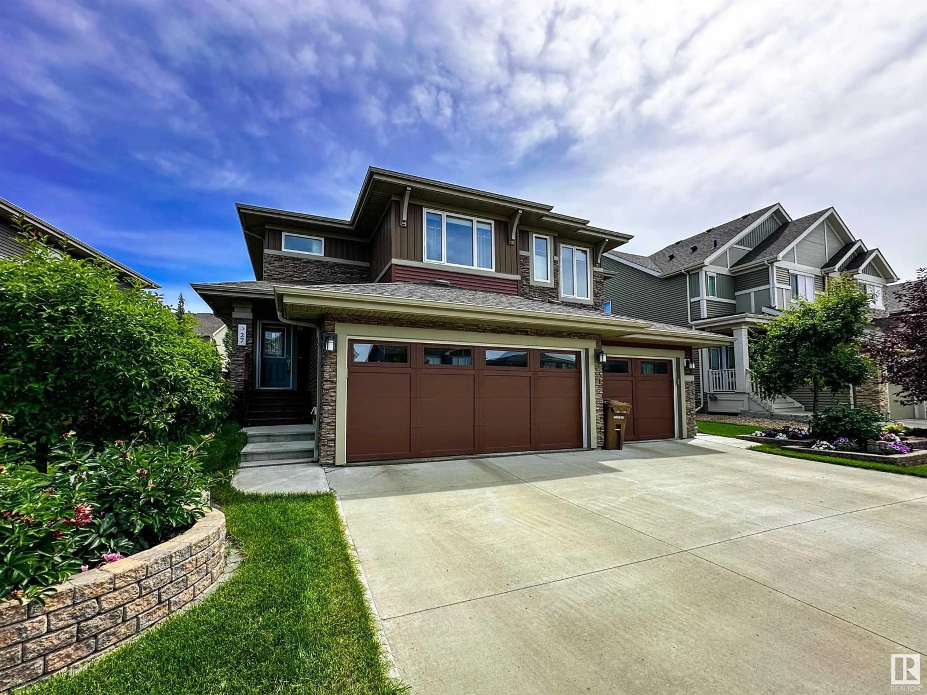 Home with brick exterior material, street for 27 JAMES CR, St. Albert Alberta T8N7S5