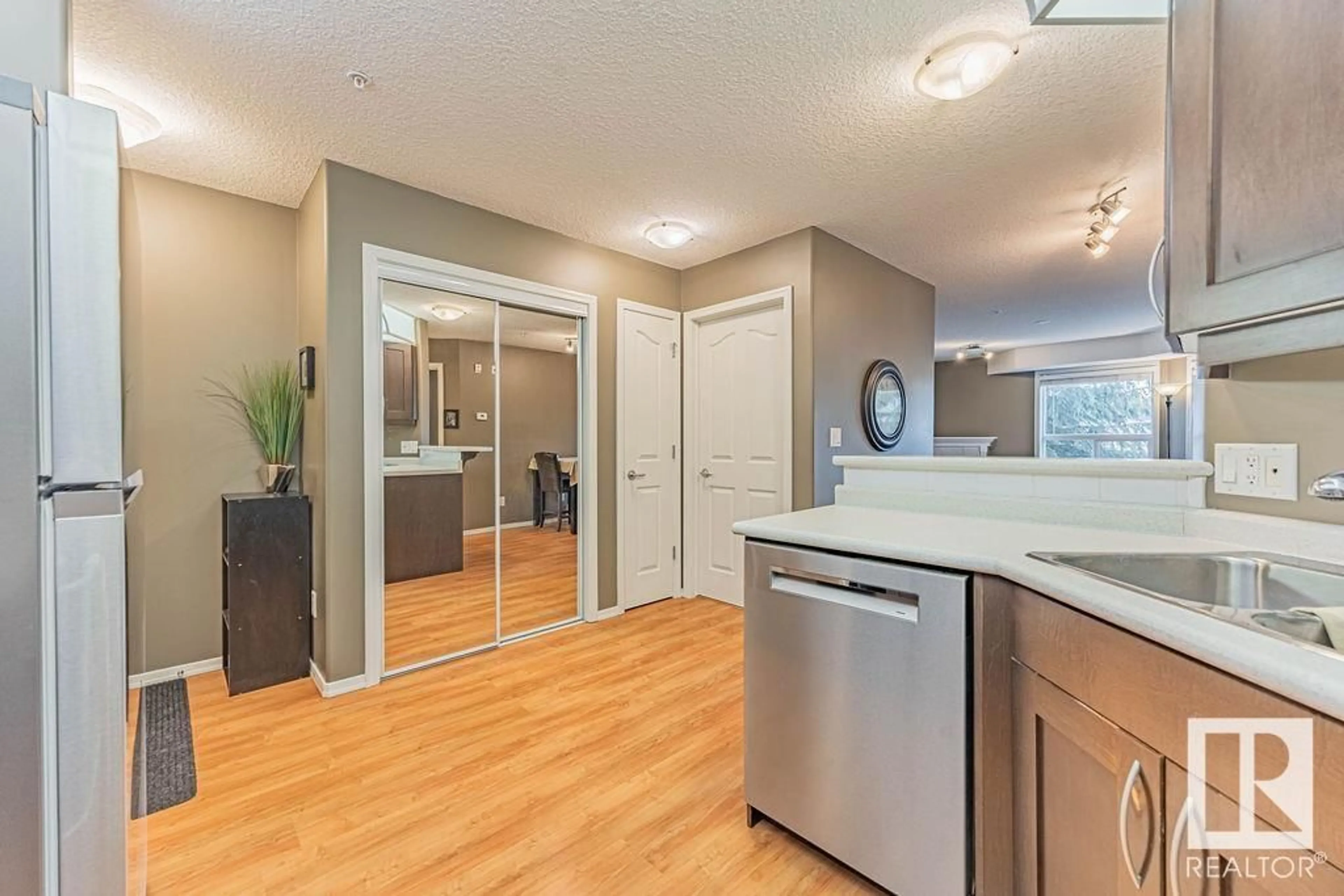 Open concept kitchen, unknown for 222 - 9008 99 AV, Edmonton Alberta T5H4M6