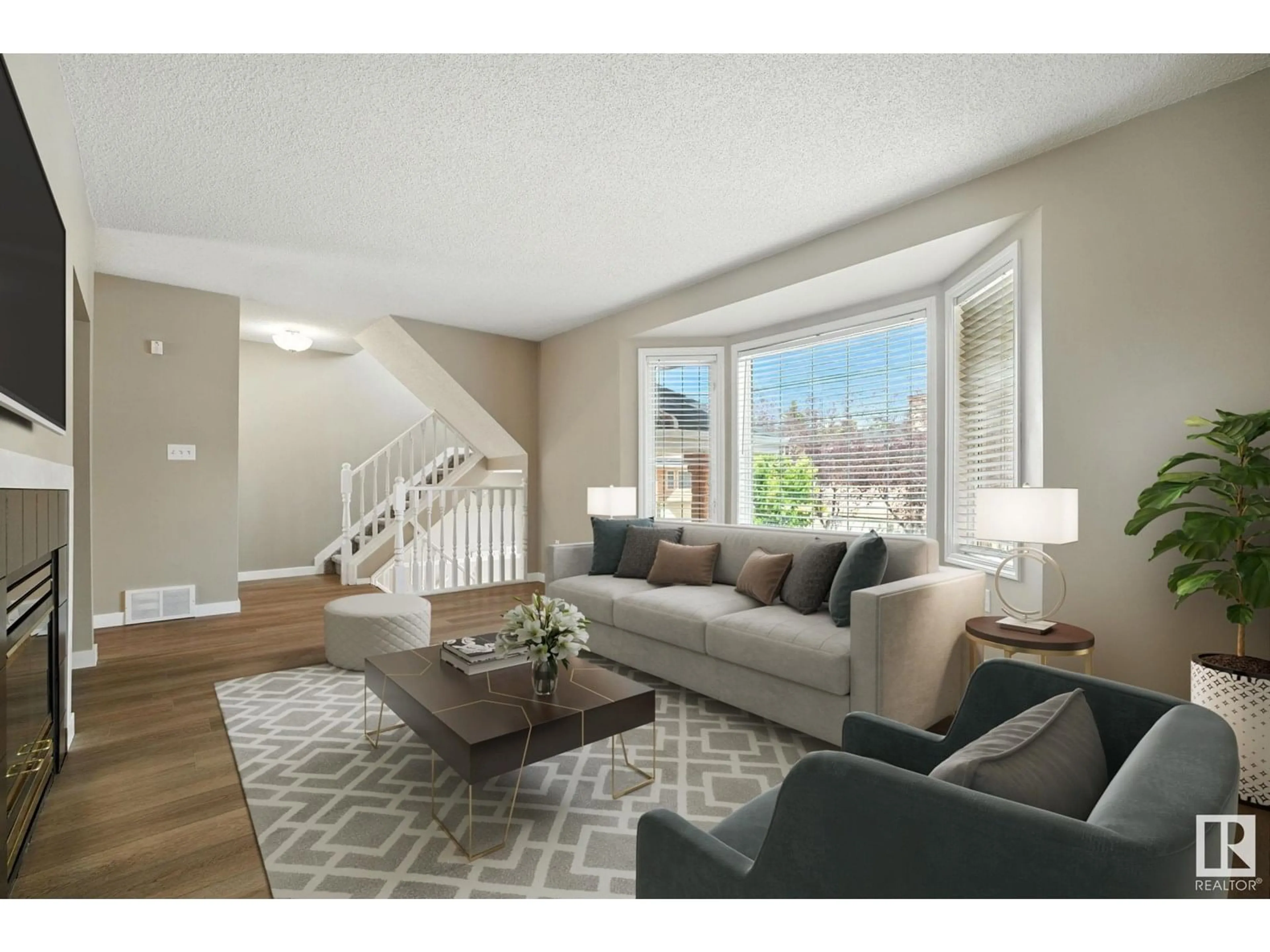 Living room with furniture, unknown for 131 - 11115 9 AV, Edmonton Alberta T6J6Z1