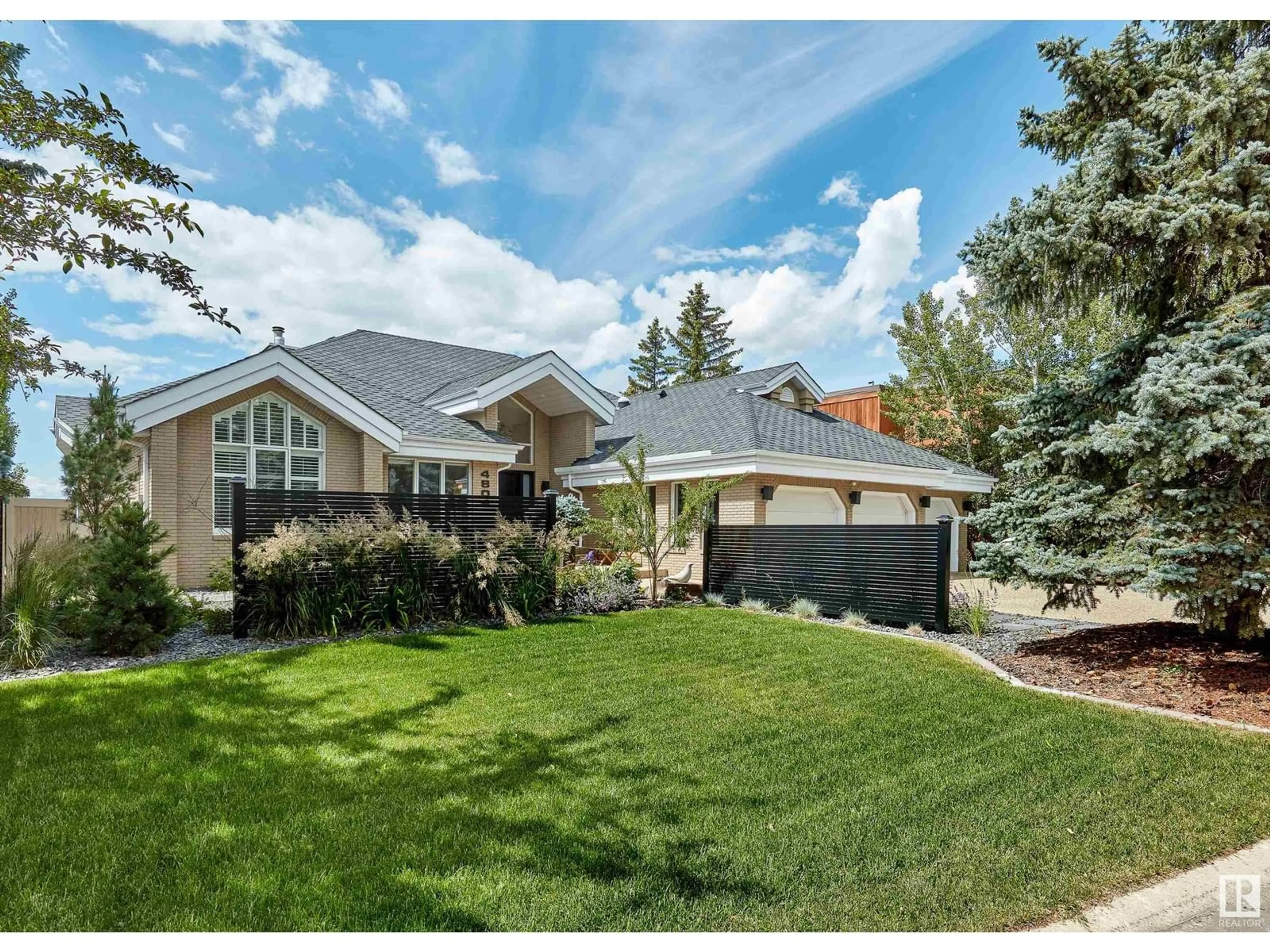 Home with brick exterior material, unknown for 4804 154 ST, Edmonton Alberta T6H5K7