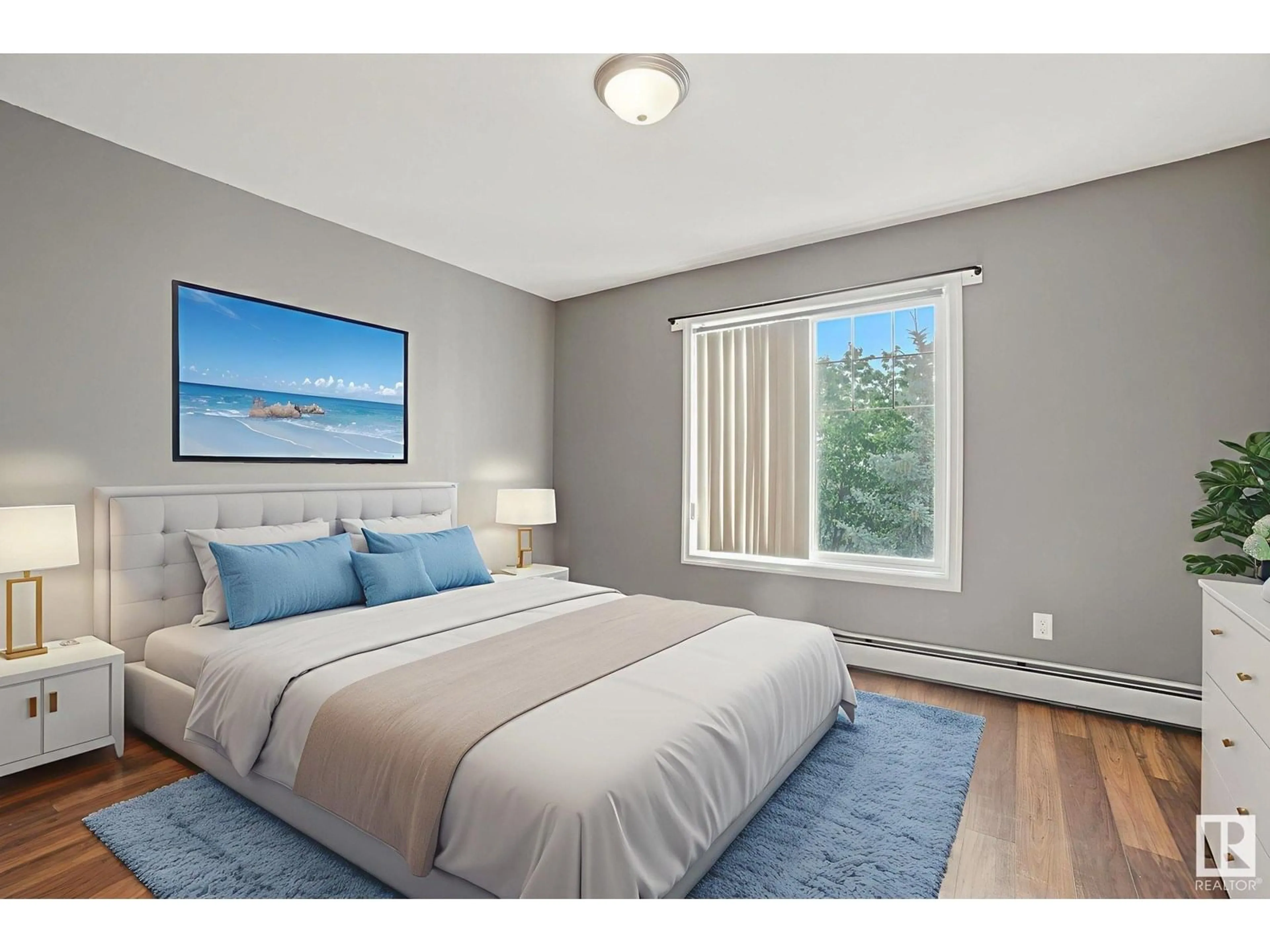 Bedroom with bed, unknown for 311 - 2204 44 AV, Edmonton Alberta T6T0G5