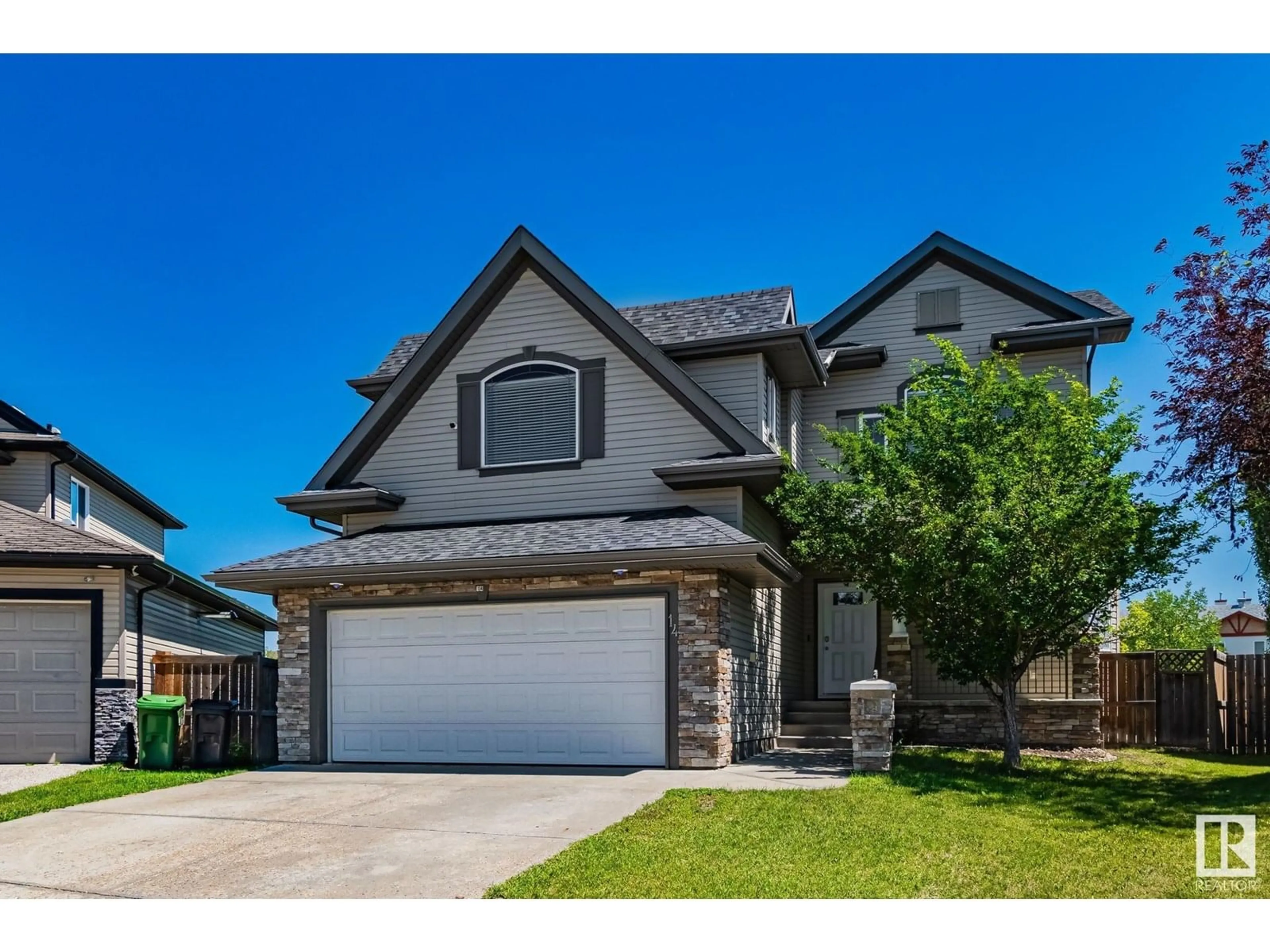 Home with brick exterior material, street for 14 WESLEYAN CO, Fort Saskatchewan Alberta T8L0C9