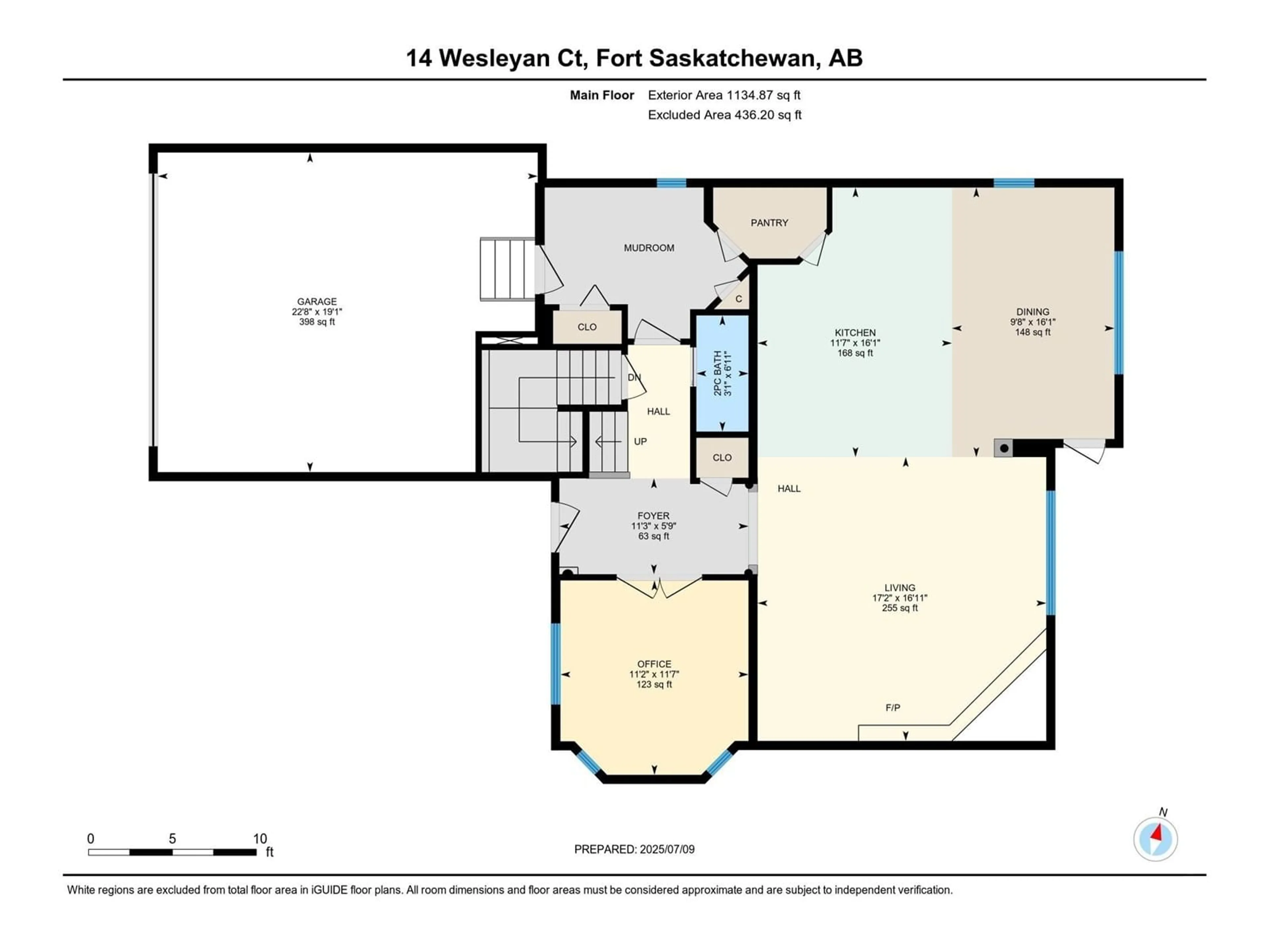 Floor plan for 14 WESLEYAN CO, Fort Saskatchewan Alberta T8L0C9