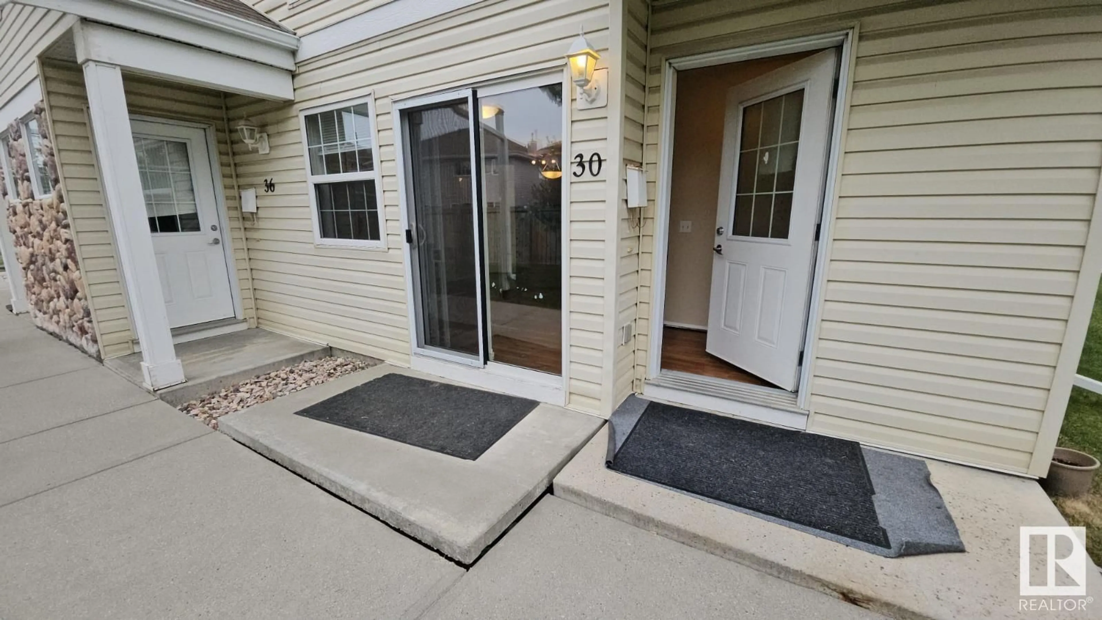 Patio, street for #30 - 150 EDWARDS DR, Edmonton Alberta T6X1M4