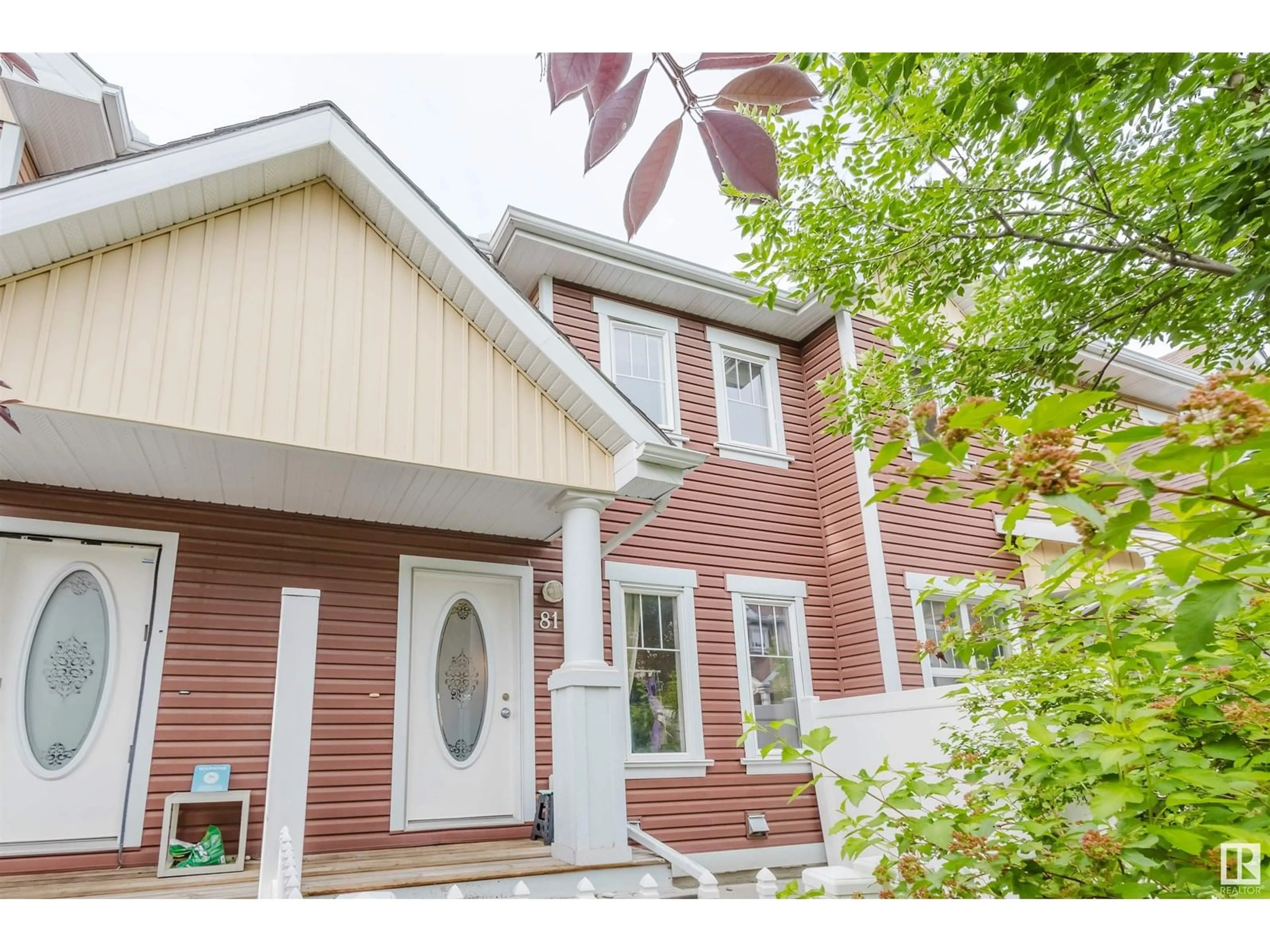 Home with brick exterior material, street for #81 - 1623 TOWNE CENTRE BV, Edmonton Alberta T6R0S3