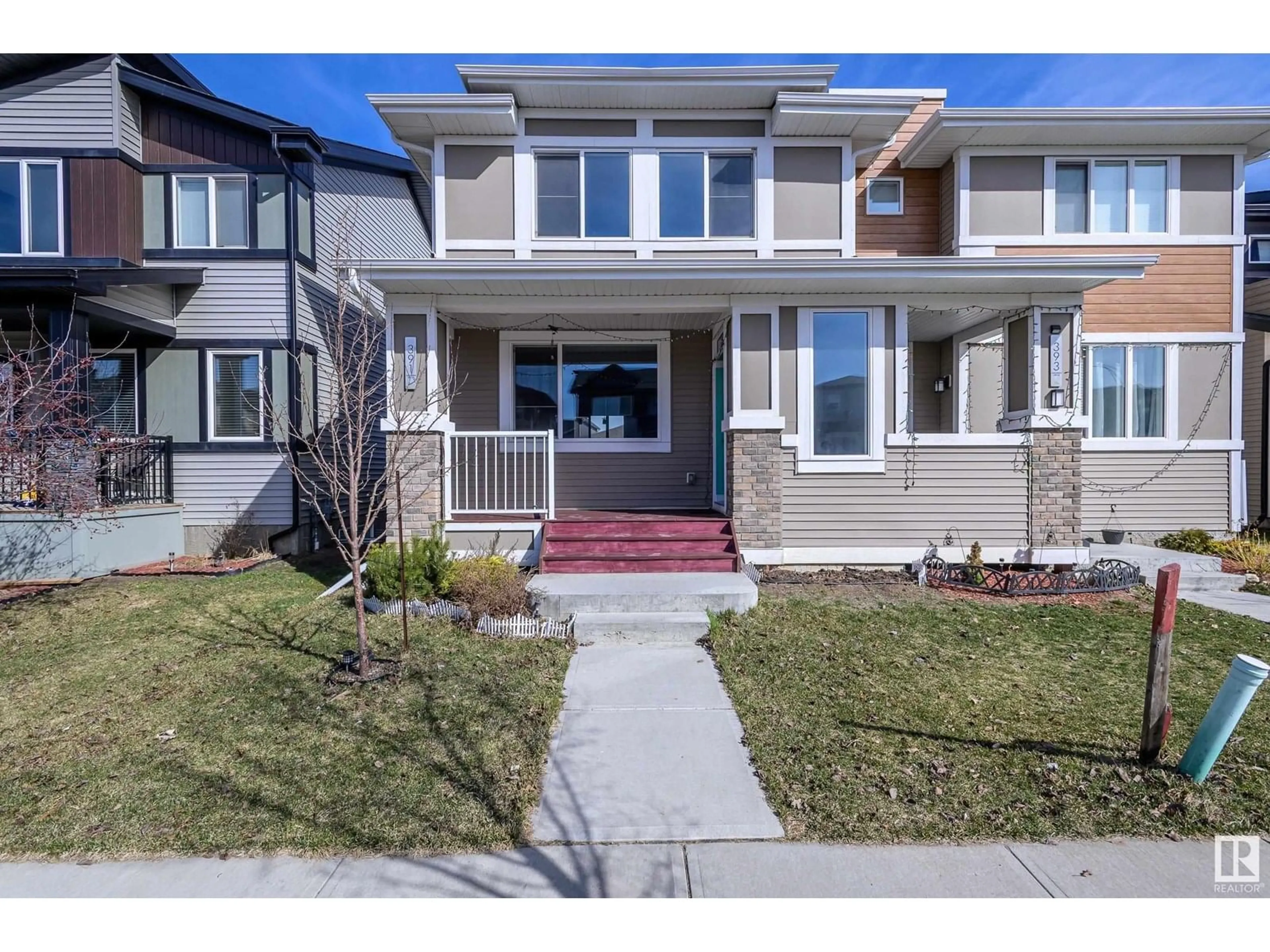 Home with brick exterior material, street for 391 CHARLESWORTH DR, Edmonton Alberta T6X2G5