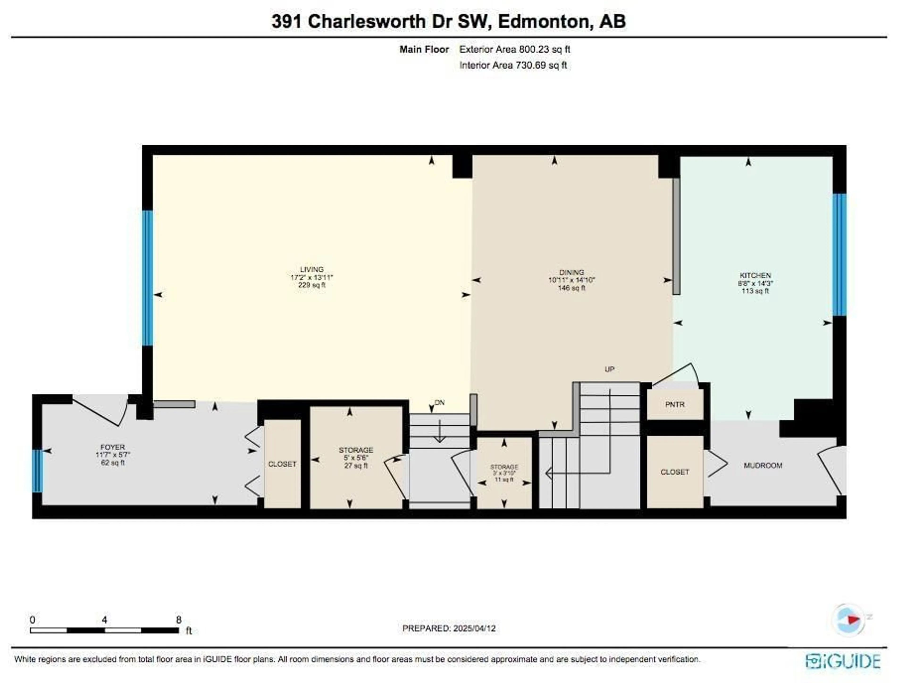 Floor plan for 391 CHARLESWORTH DR, Edmonton Alberta T6X2G5