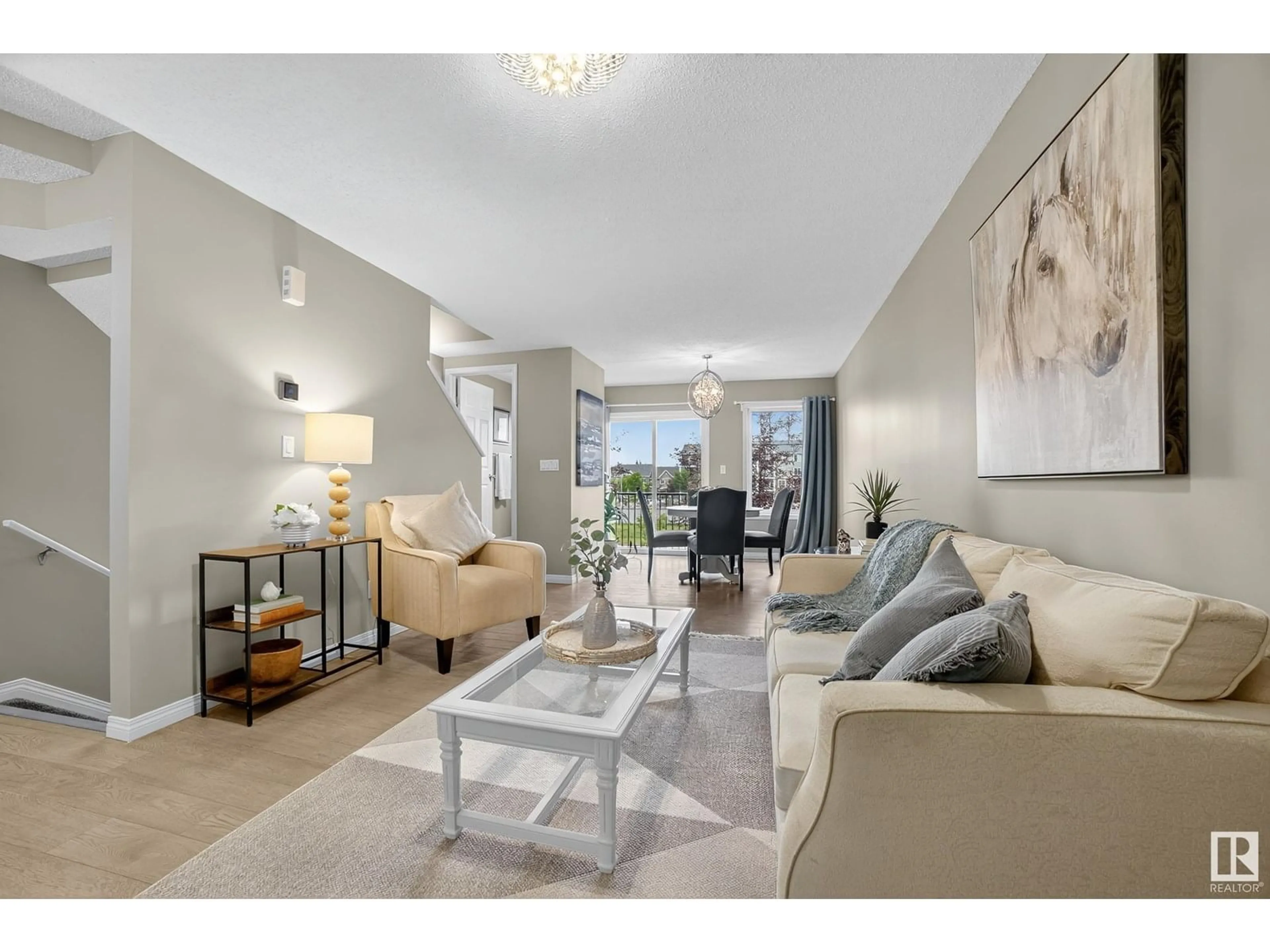 Living room with furniture, unknown for #133 - 3305 ORCHARDS LINK LI, Edmonton Alberta T6X2H1