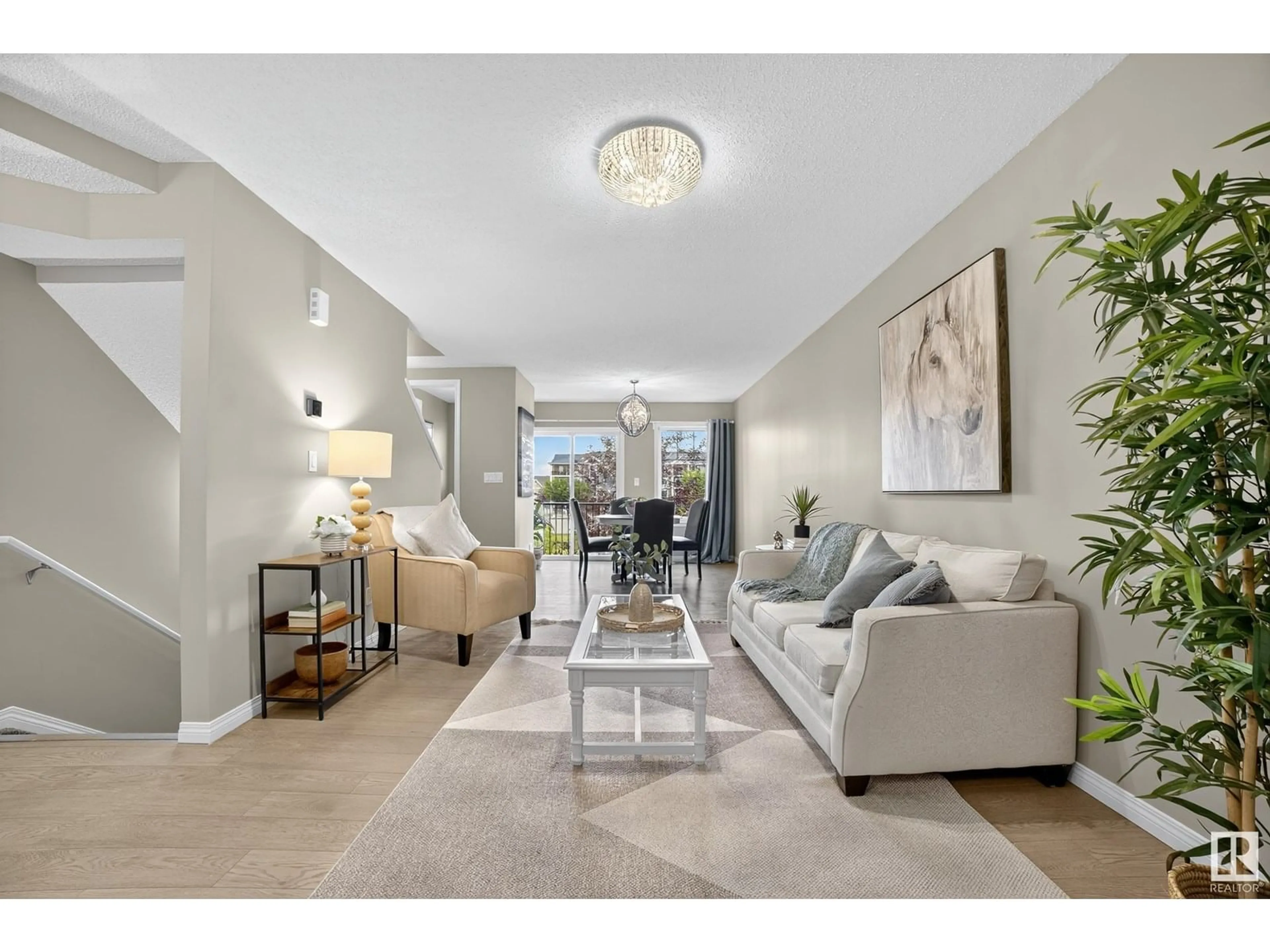 Living room with furniture, unknown for #133 - 3305 ORCHARDS LINK LI, Edmonton Alberta T6X2H1