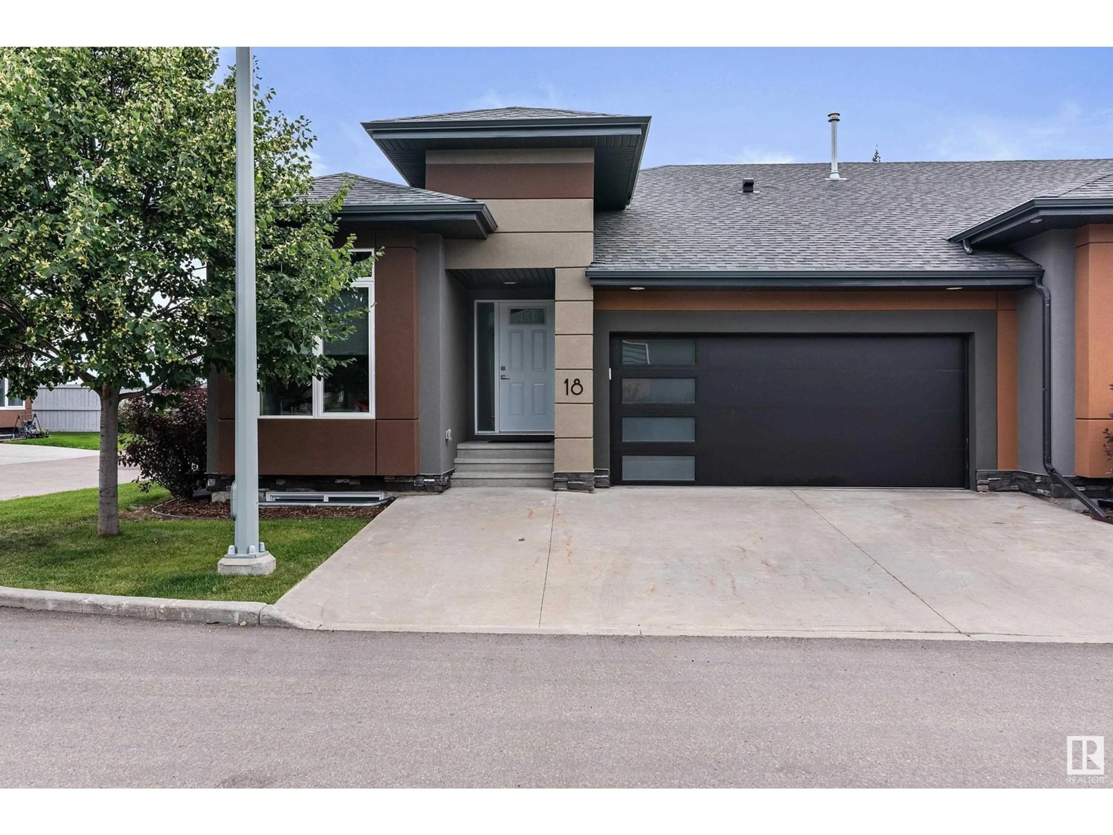 Home with brick exterior material, street for #18 - 4517 190A ST, Edmonton Alberta T6M0R4