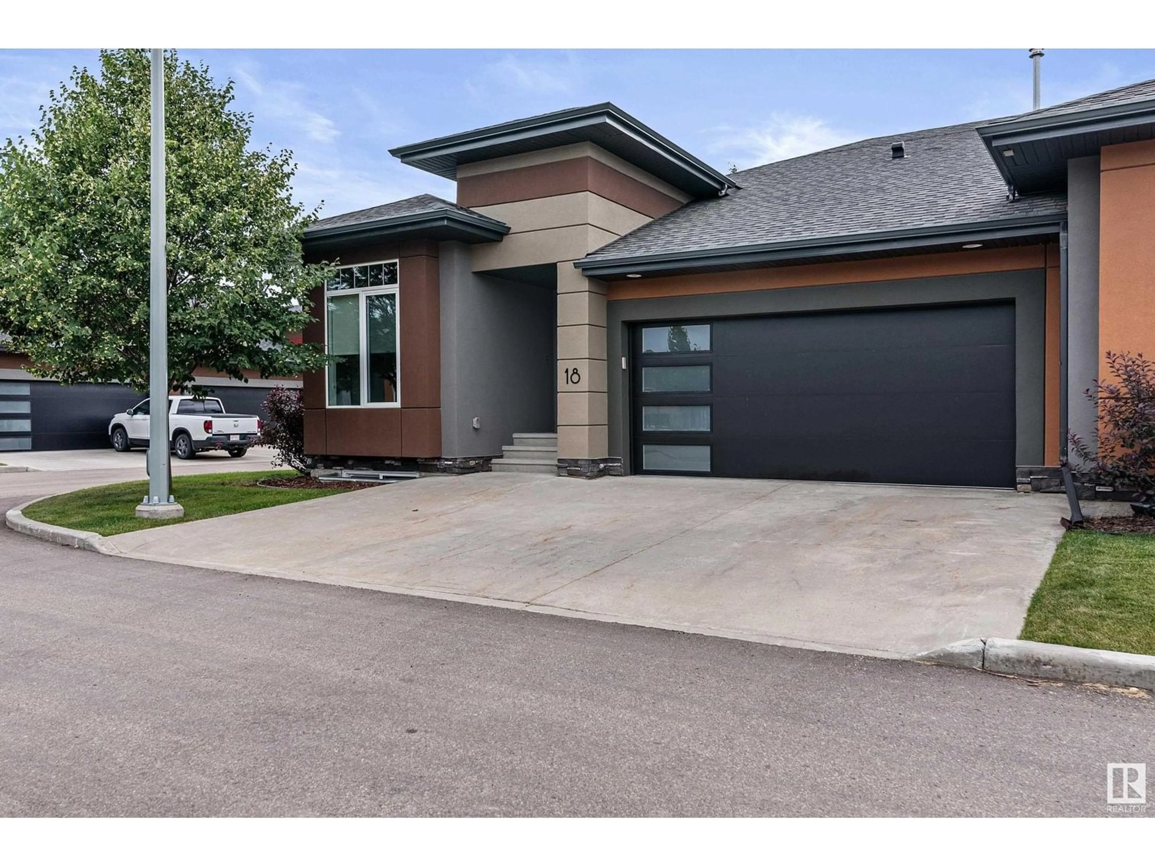 Home with brick exterior material, street for #18 - 4517 190A ST, Edmonton Alberta T6M0R4