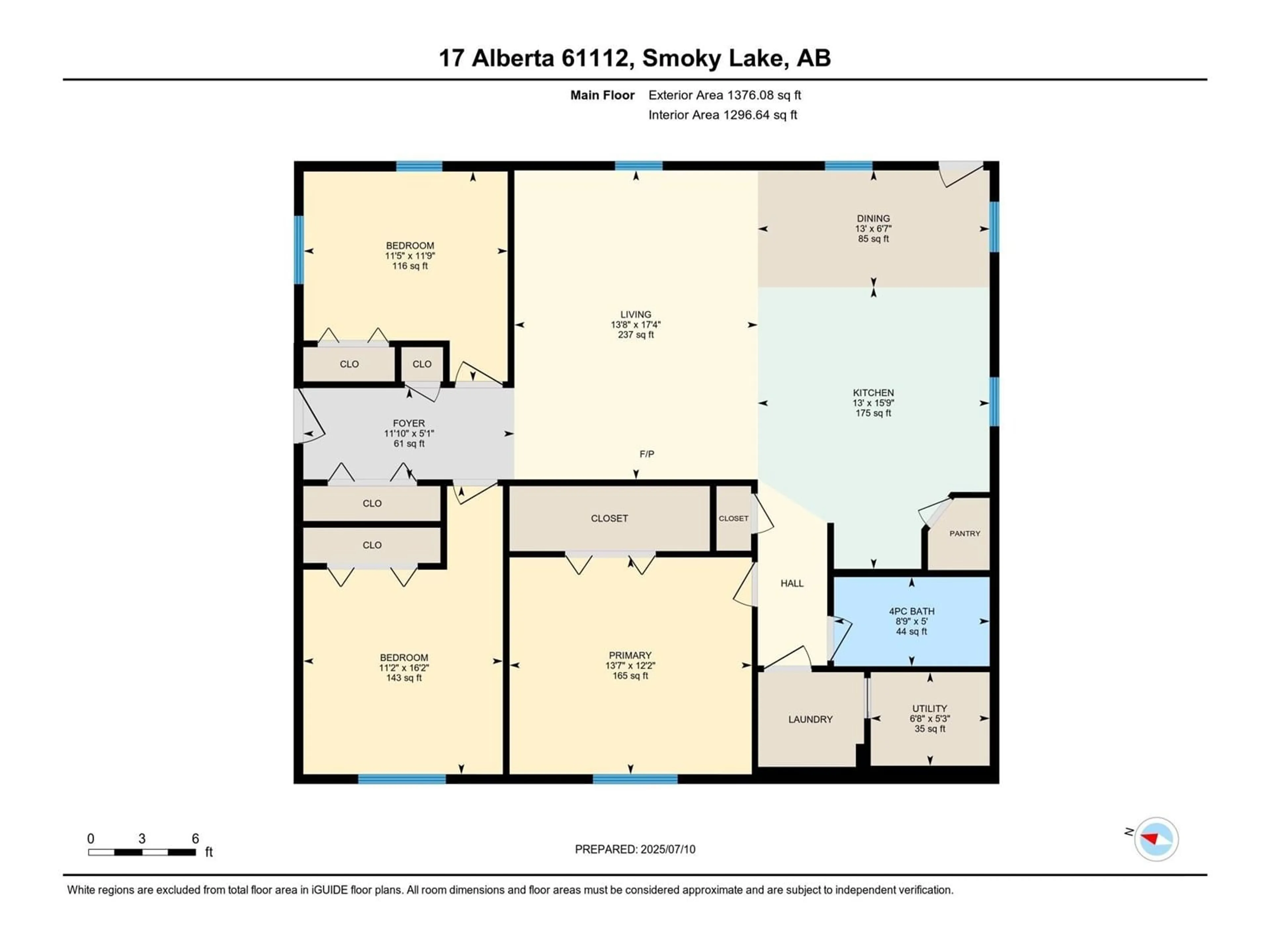 Floor plan for 17 - 61112 HIGHWAY 855, Rural Smoky Lake County Alberta T0A3C0