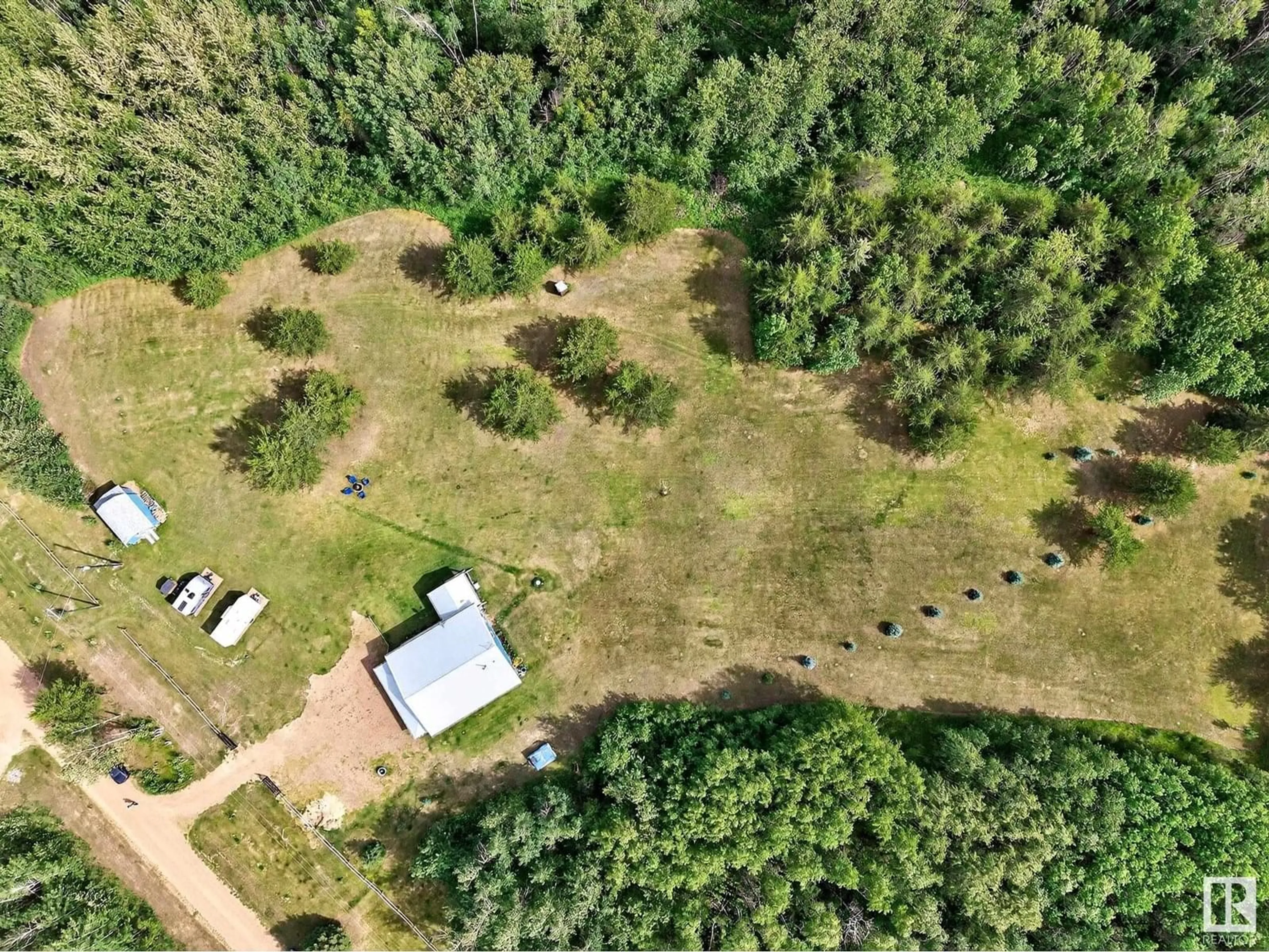 A pic from outside/outdoor area/front of a property/back of a property/a pic from drone, forest/trees view for 17 - 61112 HIGHWAY 855, Rural Smoky Lake County Alberta T0A3C0