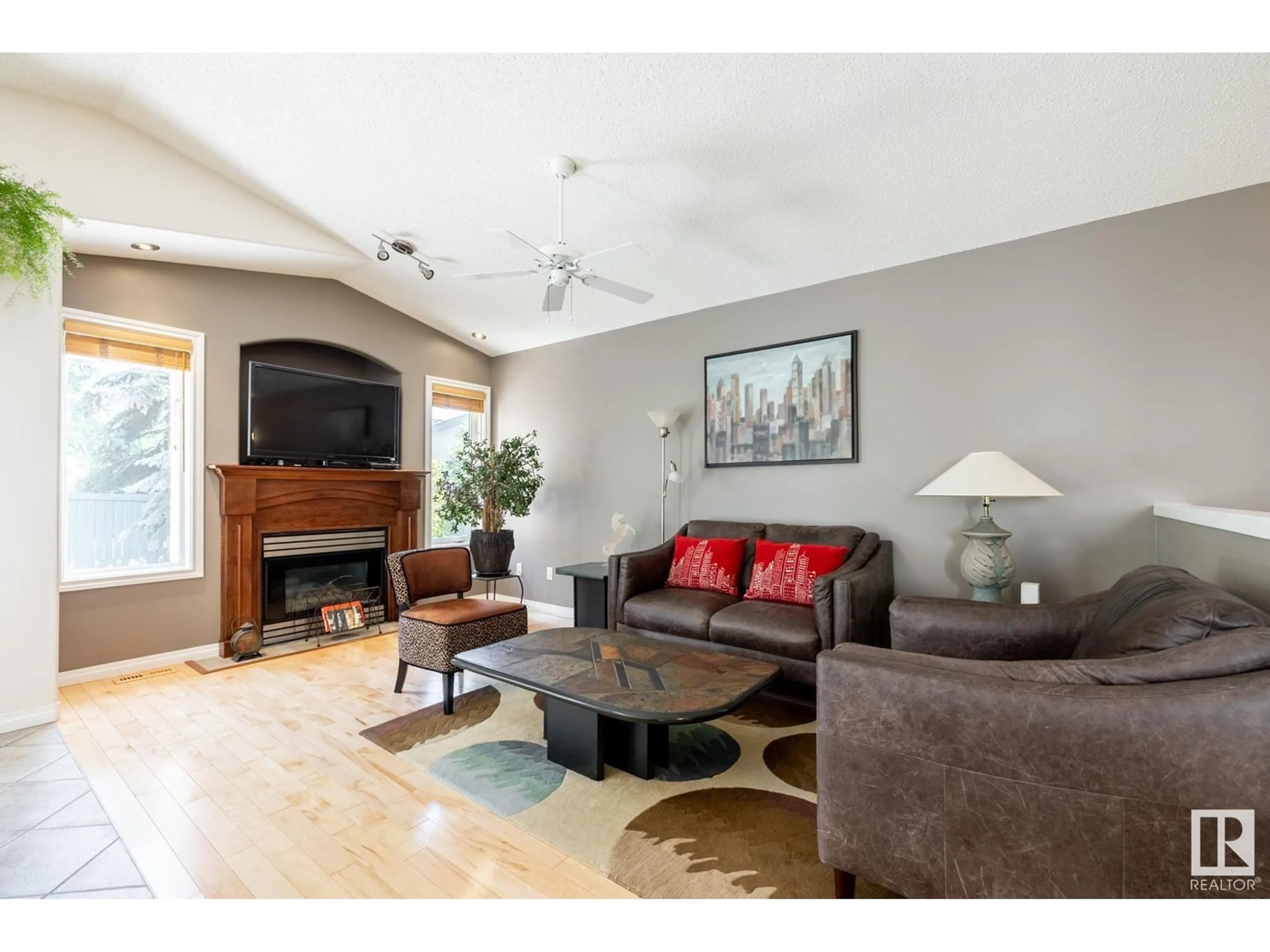Living room with furniture, unknown for 357 BLACKBURN DR, Edmonton Alberta T6W1B8