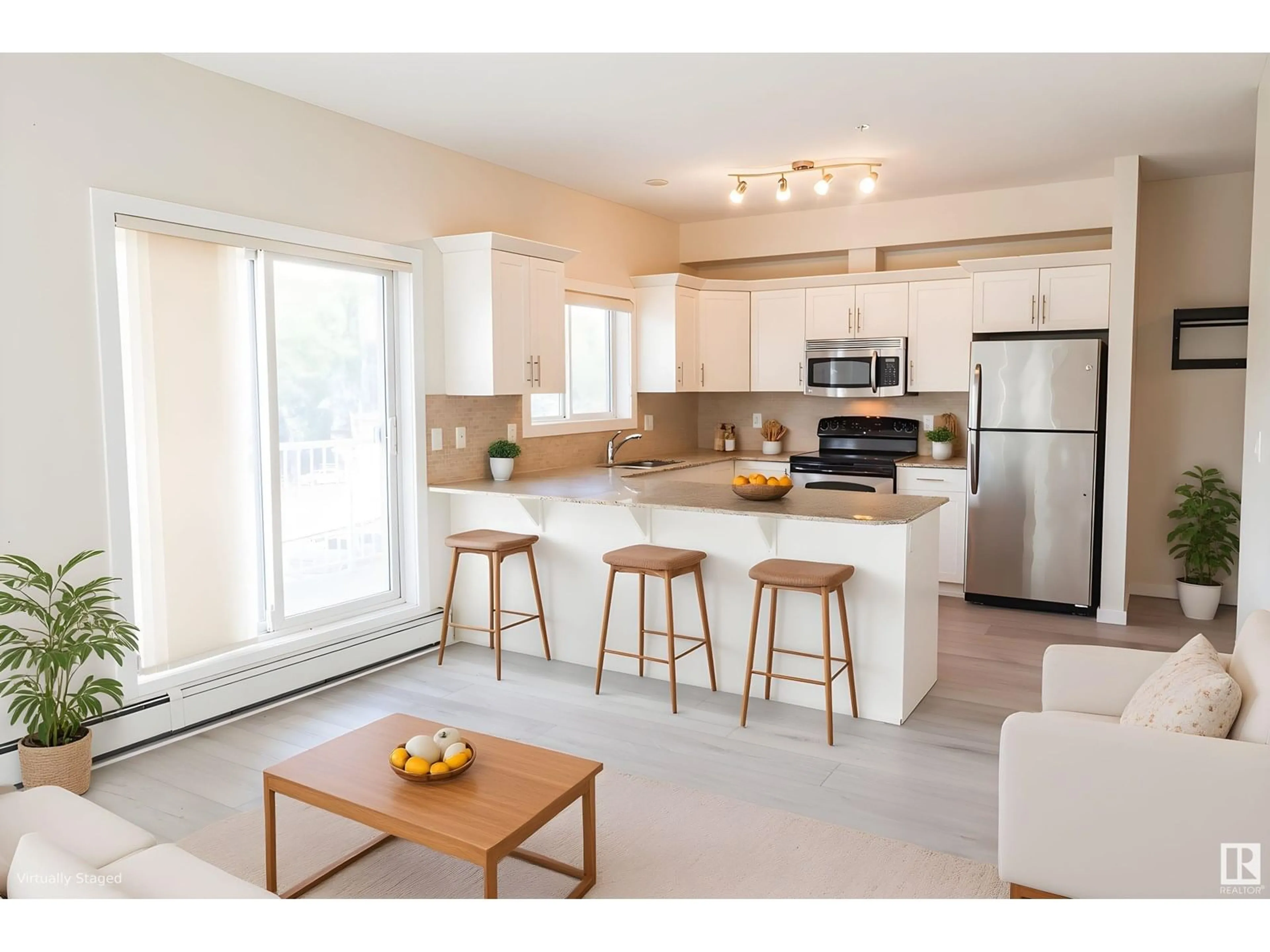 Open concept kitchen, unknown for 304 - 10524 77 AV, Edmonton Alberta T6E1N1