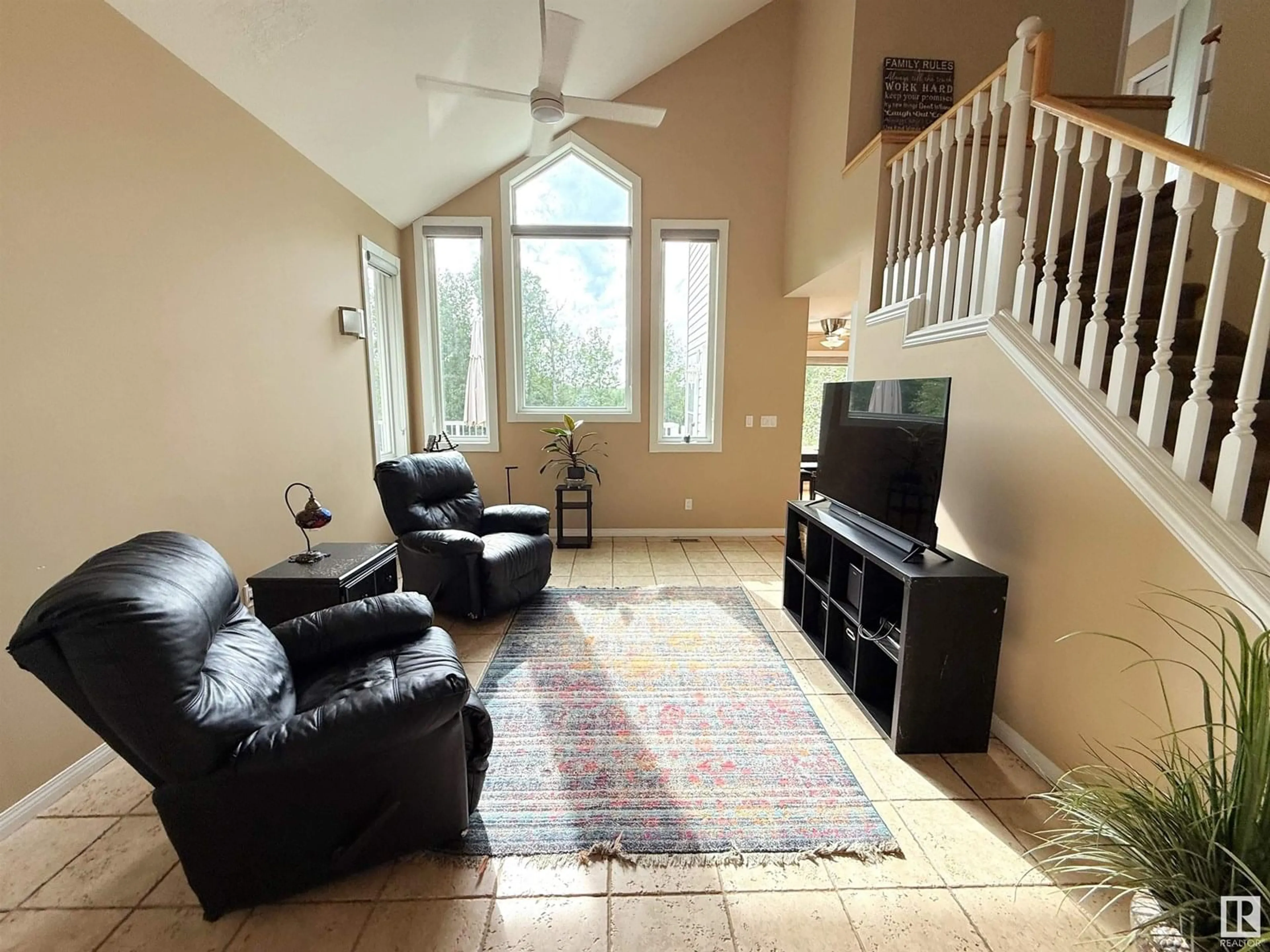 Living room with furniture, unknown for 25 - 1307 TWP ROAD 540, Rural Parkland County Alberta T7Y0A7