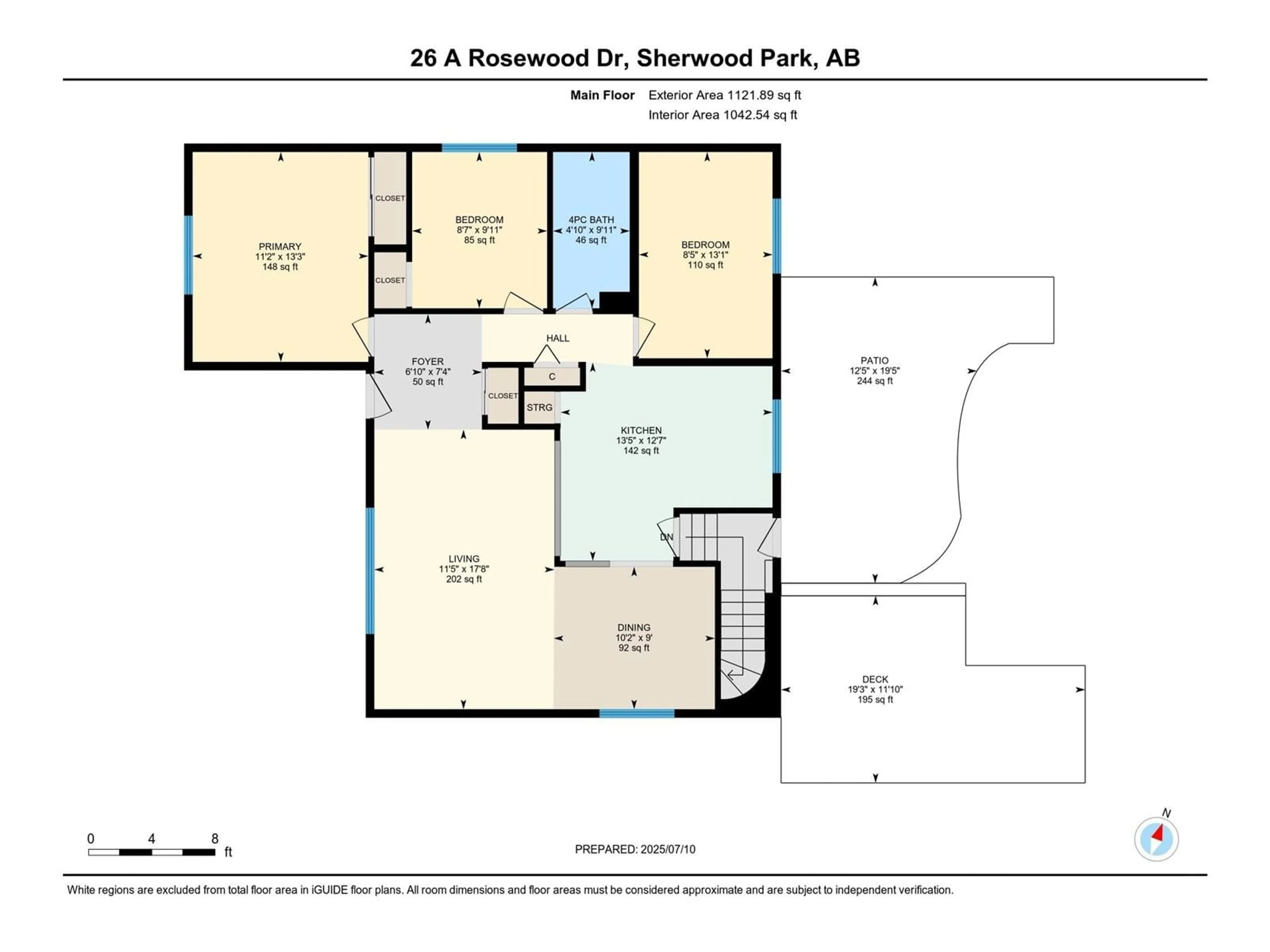 Floor plan for 26A ROSEWOOD DR, Sherwood Park Alberta T8A2H3