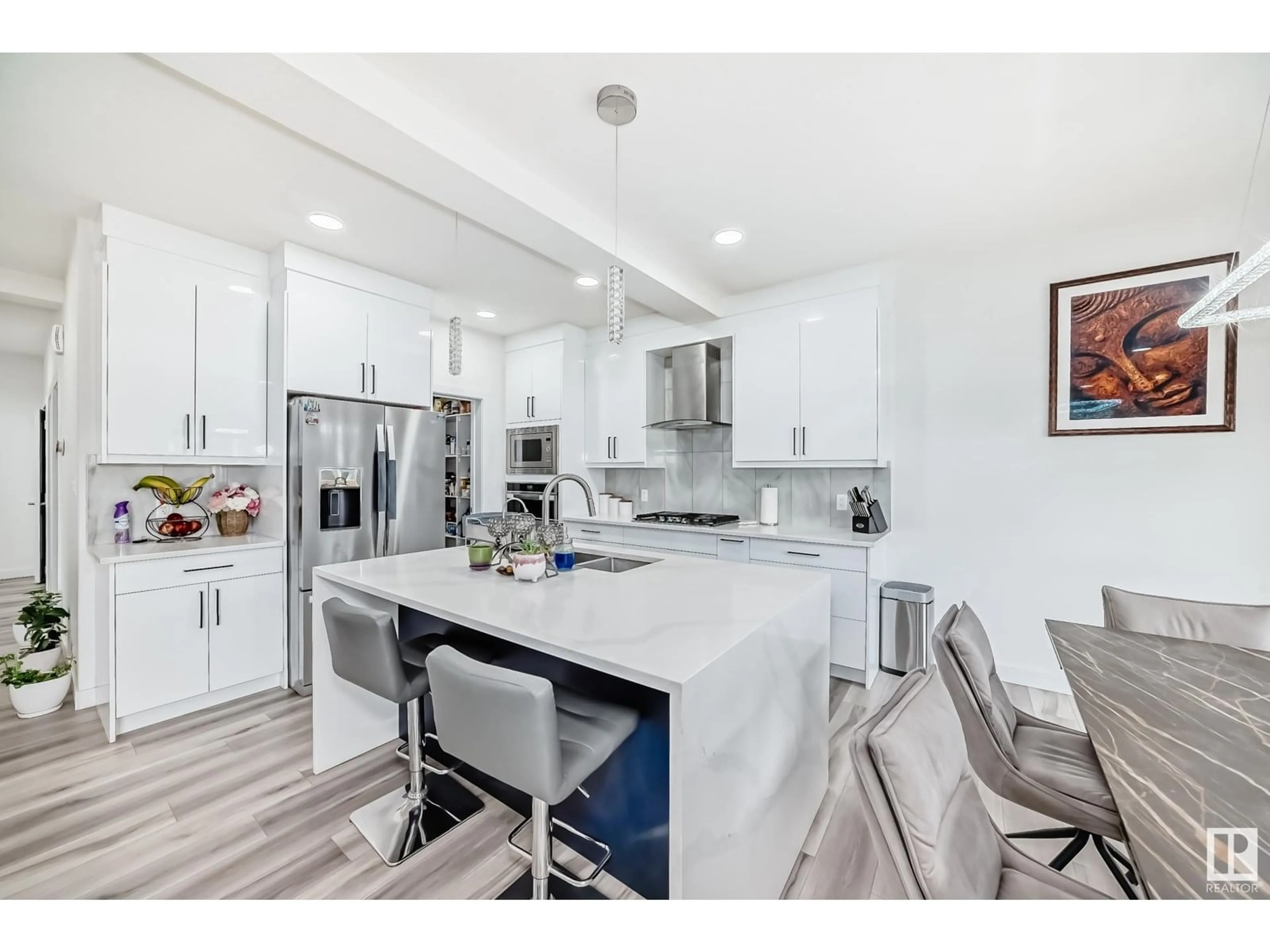 Open concept kitchen, unknown for SW - 15804 34 AV, Edmonton Alberta T6W5A1