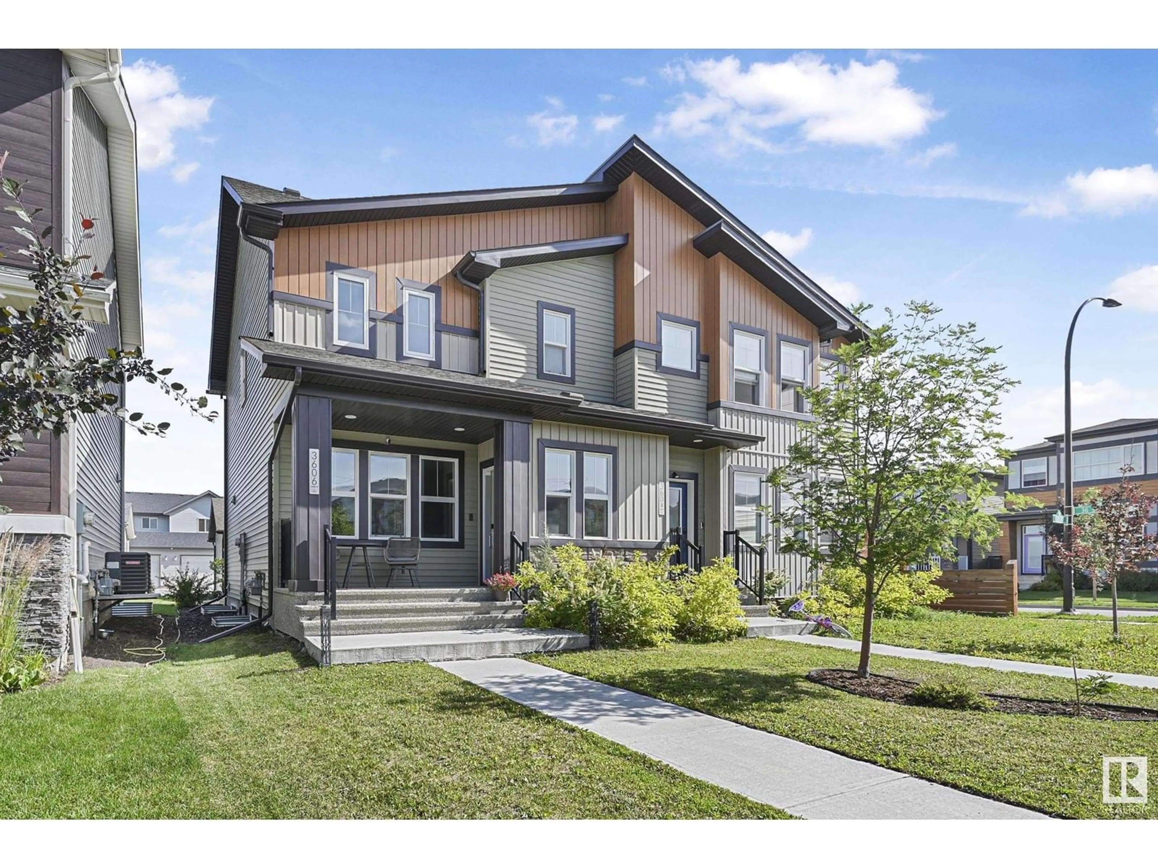 Home with brick exterior material, street for 3606 8 AV, Edmonton Alberta T6X2G6