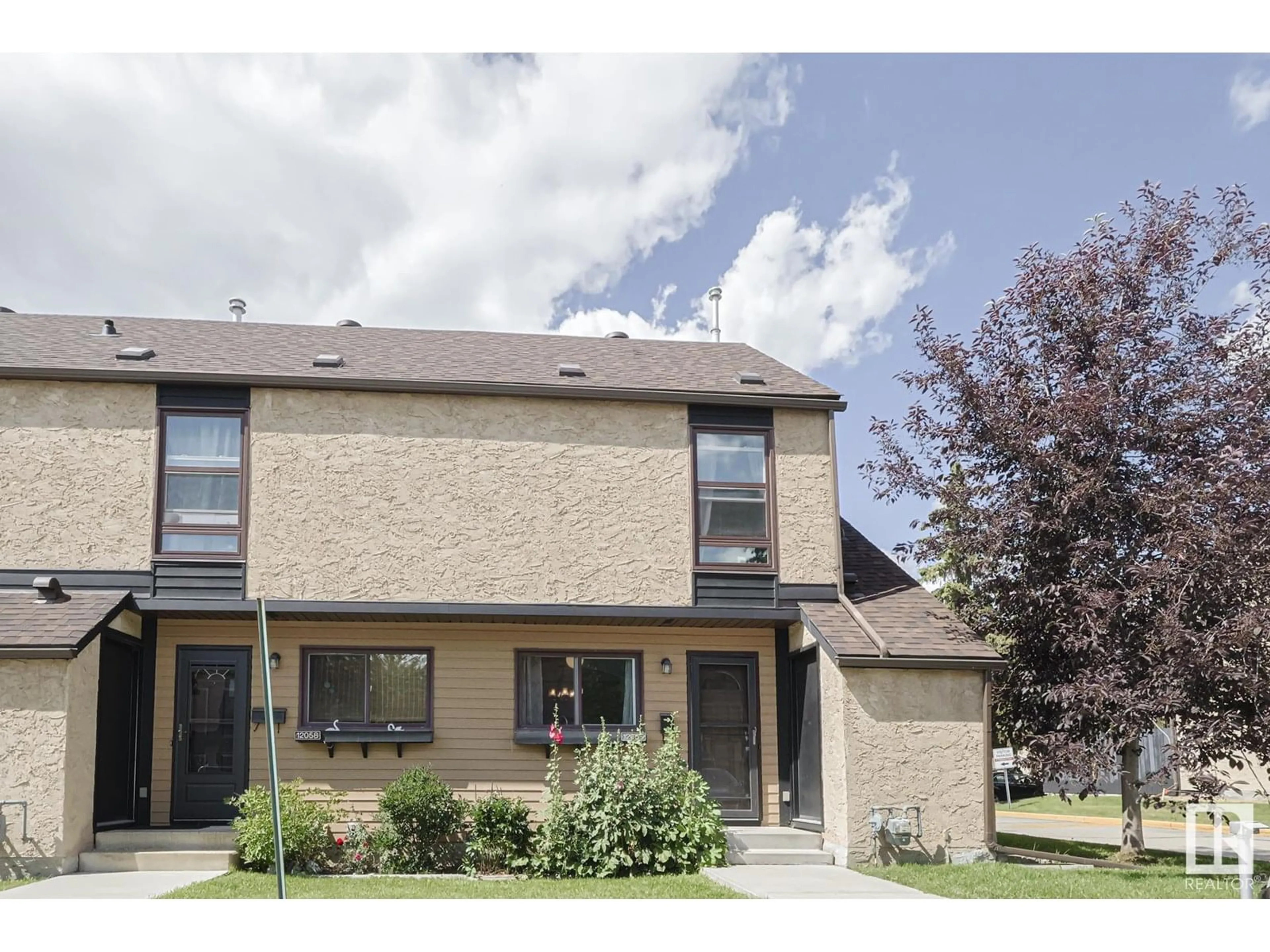 Home with brick exterior material, street for 12056 25 AV, Edmonton Alberta T6J4L3