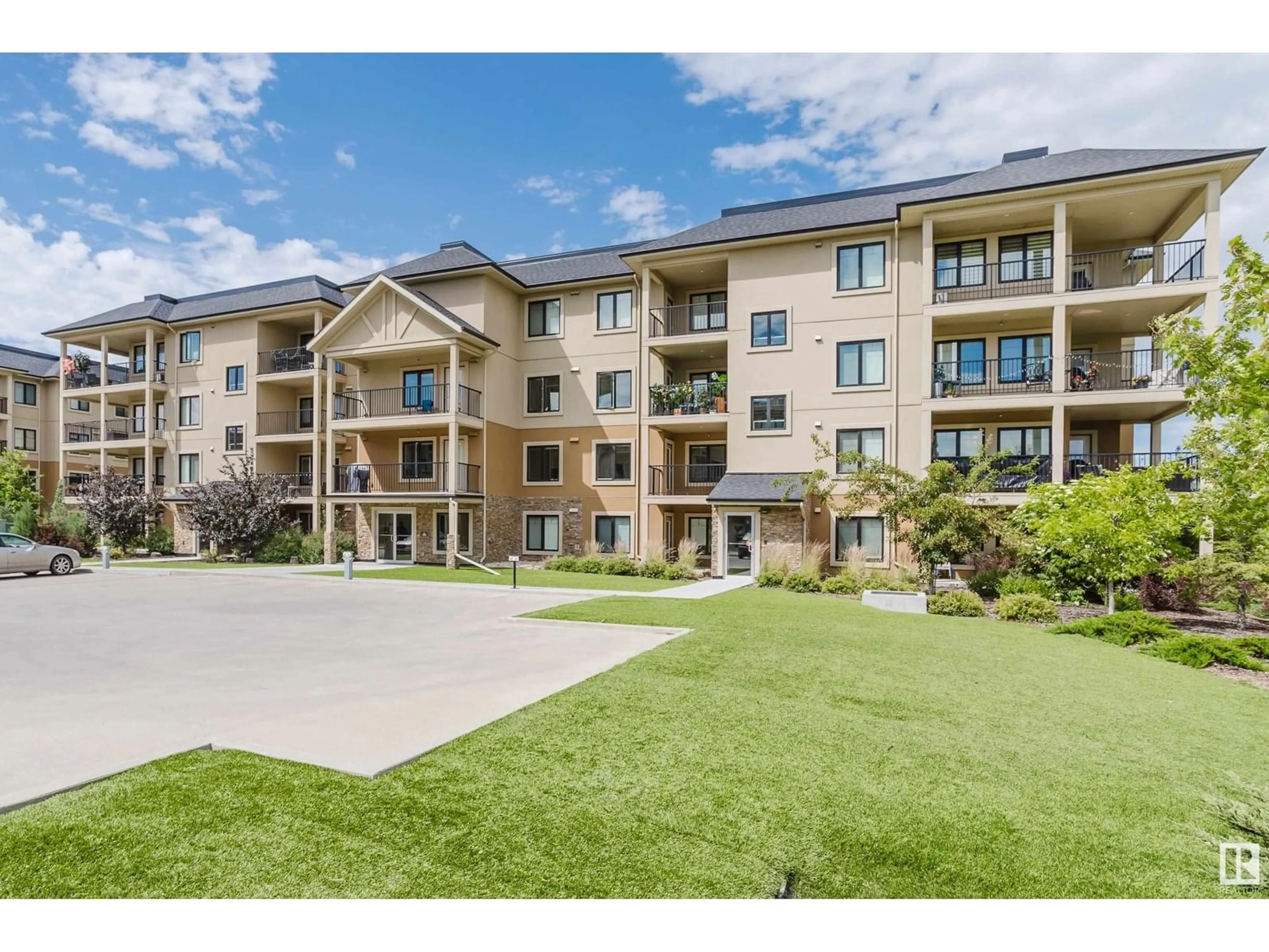 A pic from outside/outdoor area/front of a property/back of a property/a pic from drone, unknown for #209 - 1029 173 ST, Edmonton Alberta T6W3E4