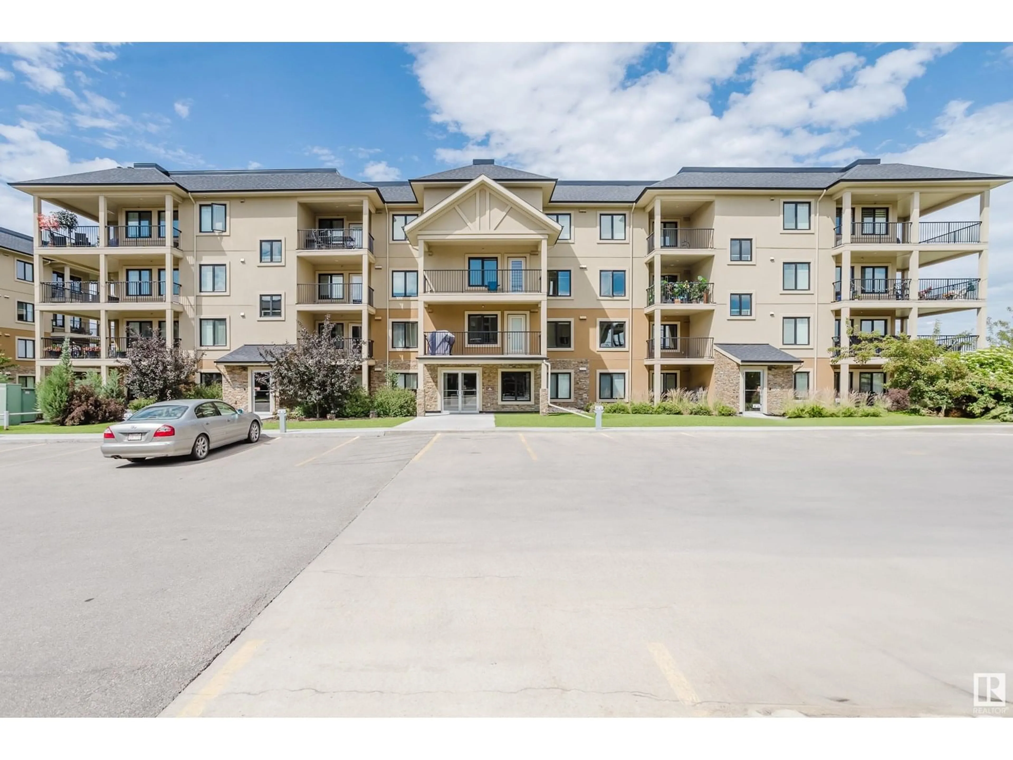 A pic from outside/outdoor area/front of a property/back of a property/a pic from drone, unknown for #209 - 1029 173 ST, Edmonton Alberta T6W3E4