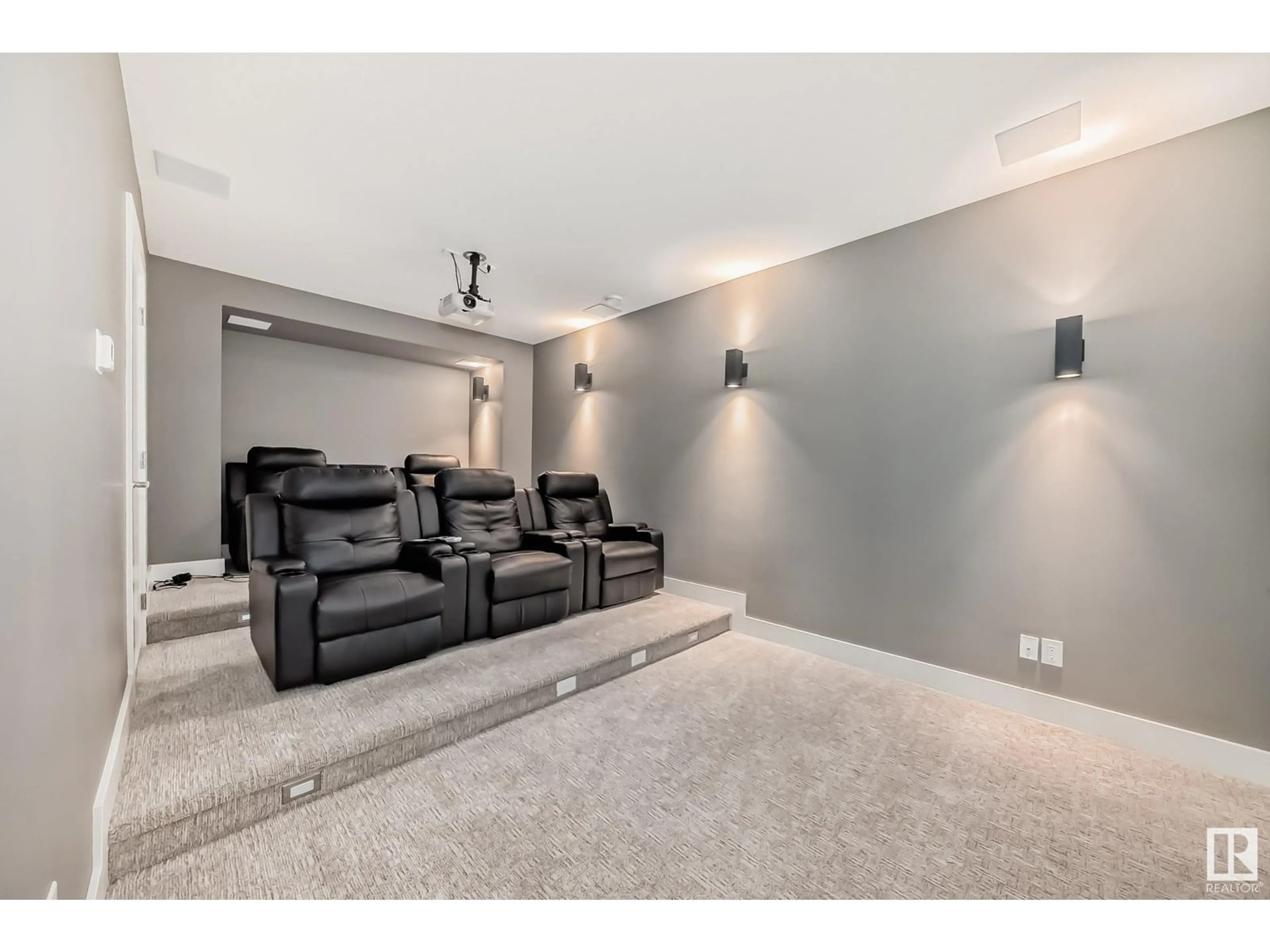Home theater for 4129 CAMERON HEIGHTS NW, Edmonton Alberta T6M0S4