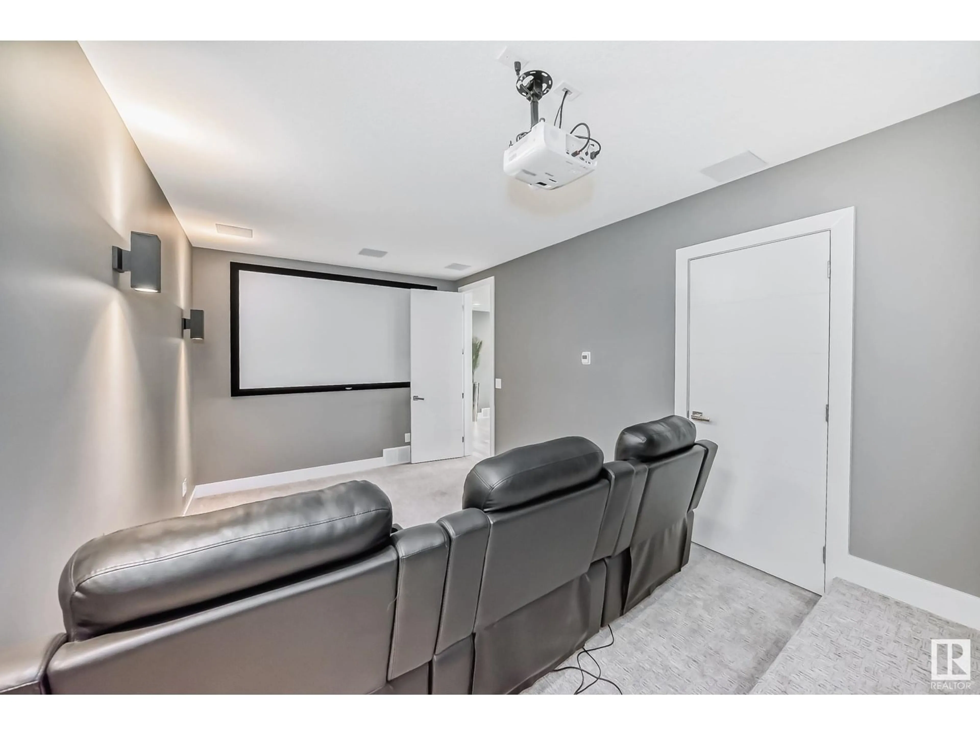 Home theater for 4129 CAMERON HEIGHTS NW, Edmonton Alberta T6M0S4