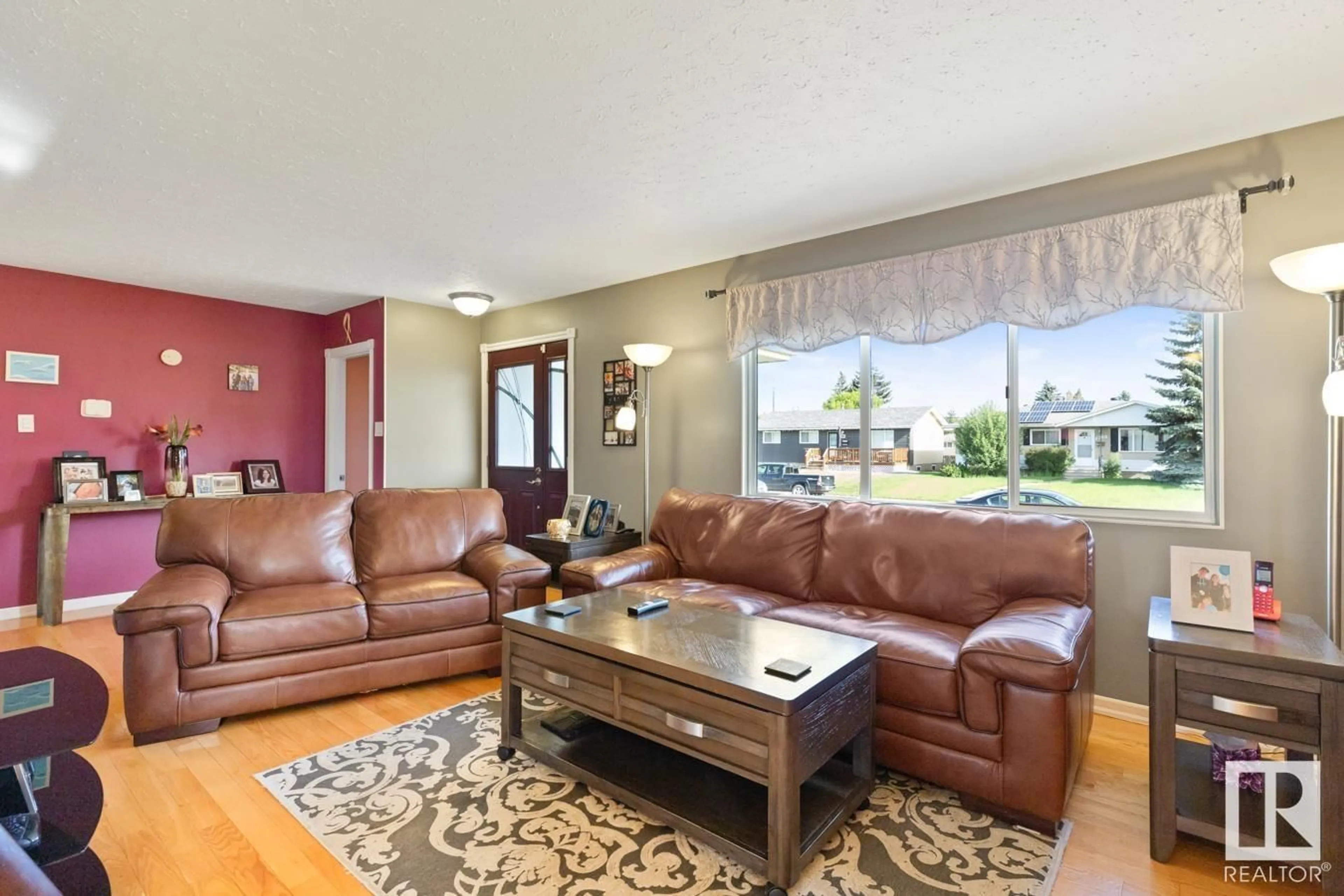 Living room with furniture, unknown for 4711 102A AV, Edmonton Alberta T6A0P9