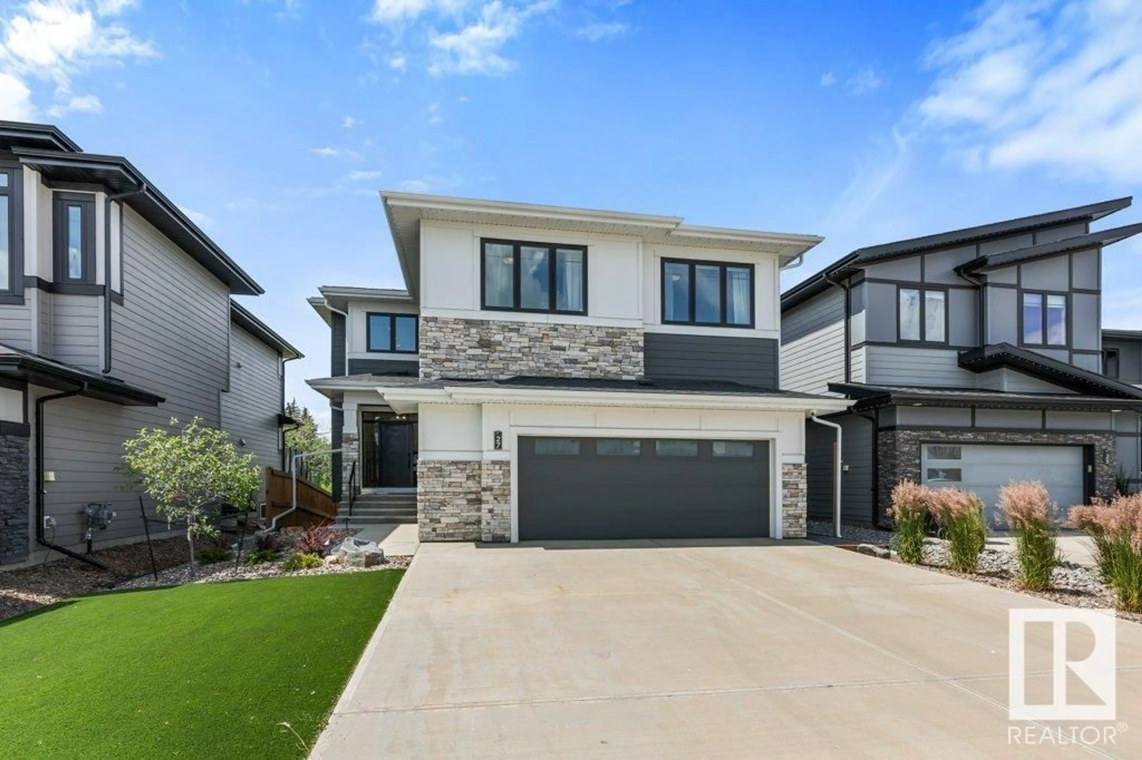 Home with brick exterior material, street for 27 RYBURY CO, Sherwood Park Alberta T8B0C4