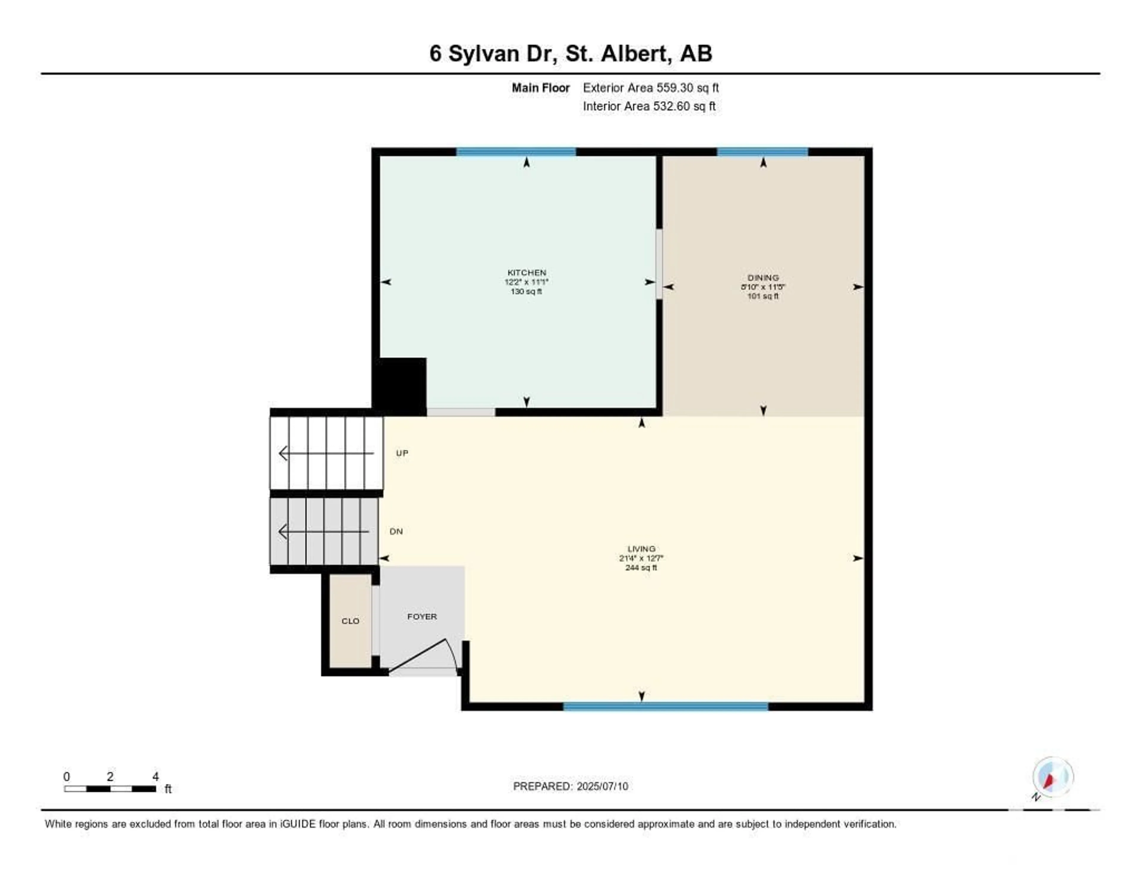 Floor plan for 6 SYLVAN DR, St. Albert Alberta T8N0G8
