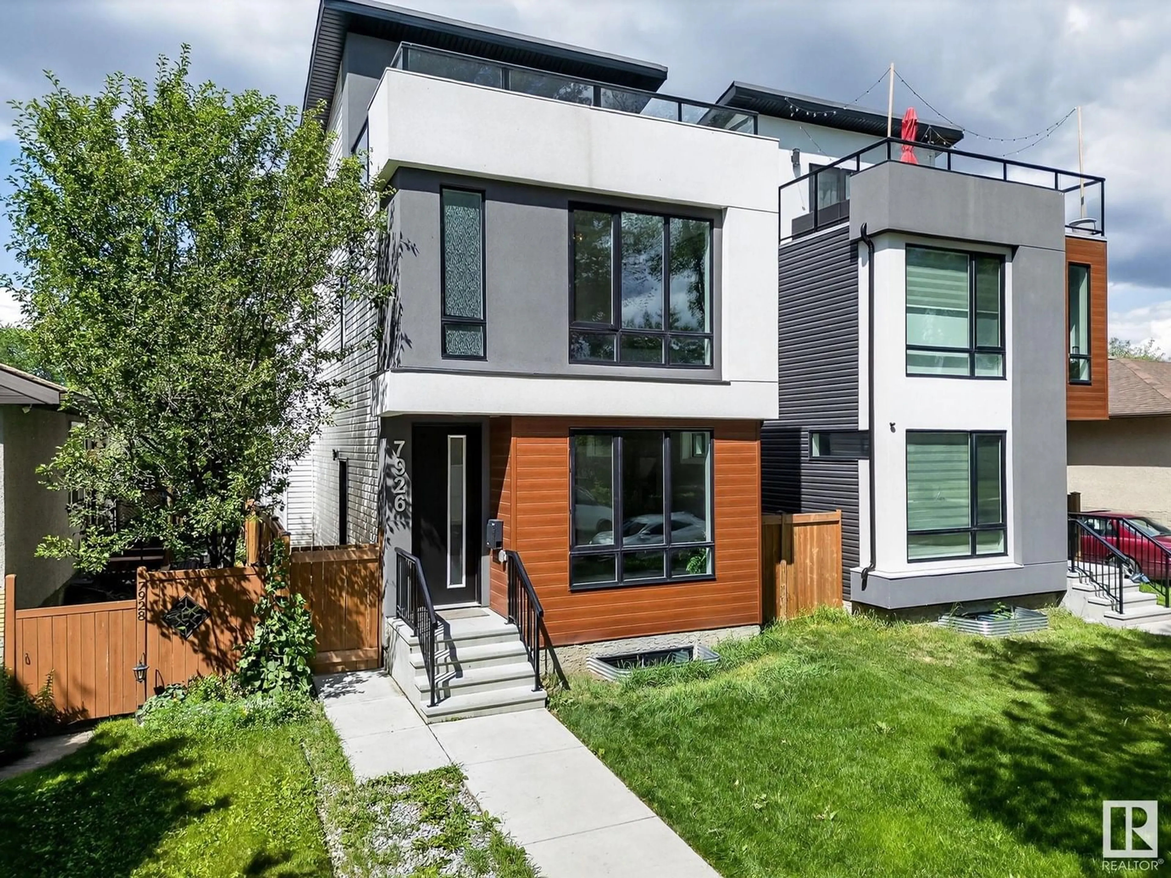 Home with brick exterior material, street for NW - 7926 84 AV, Edmonton Alberta T6C1C5
