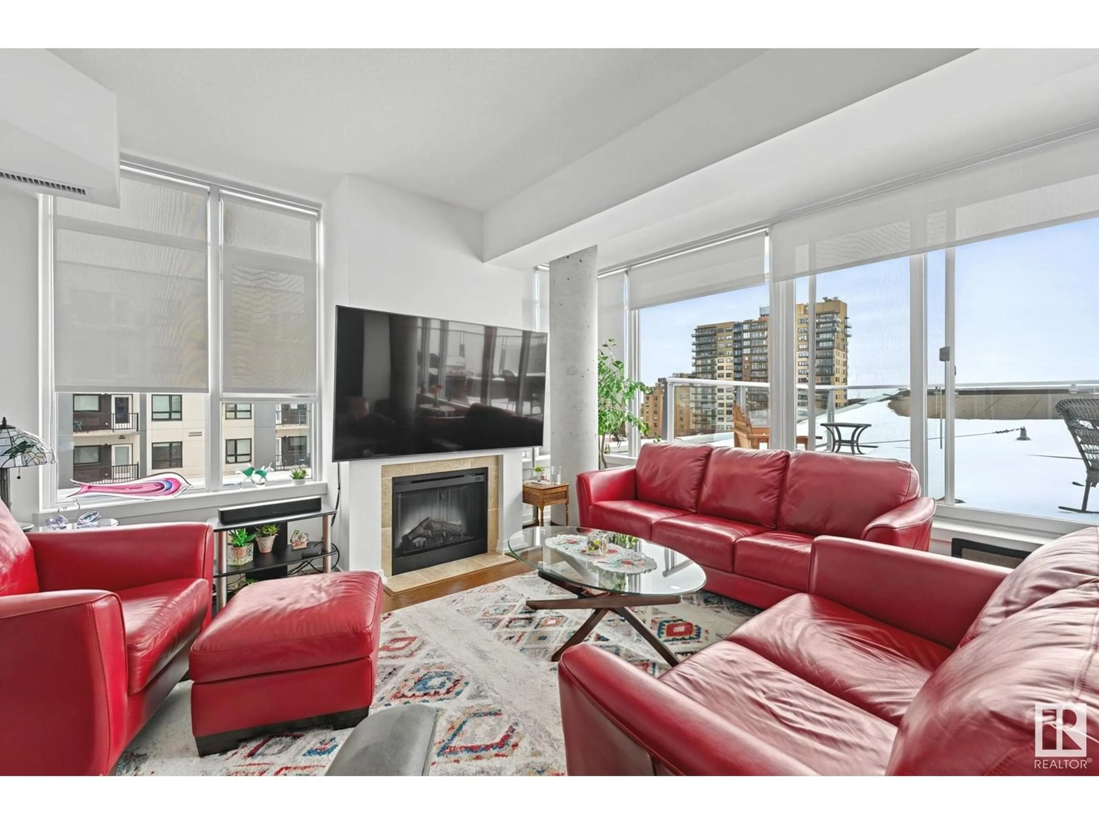 Living room with furniture, unknown for 506 - 2612 109 ST, Edmonton Alberta T6J3S9
