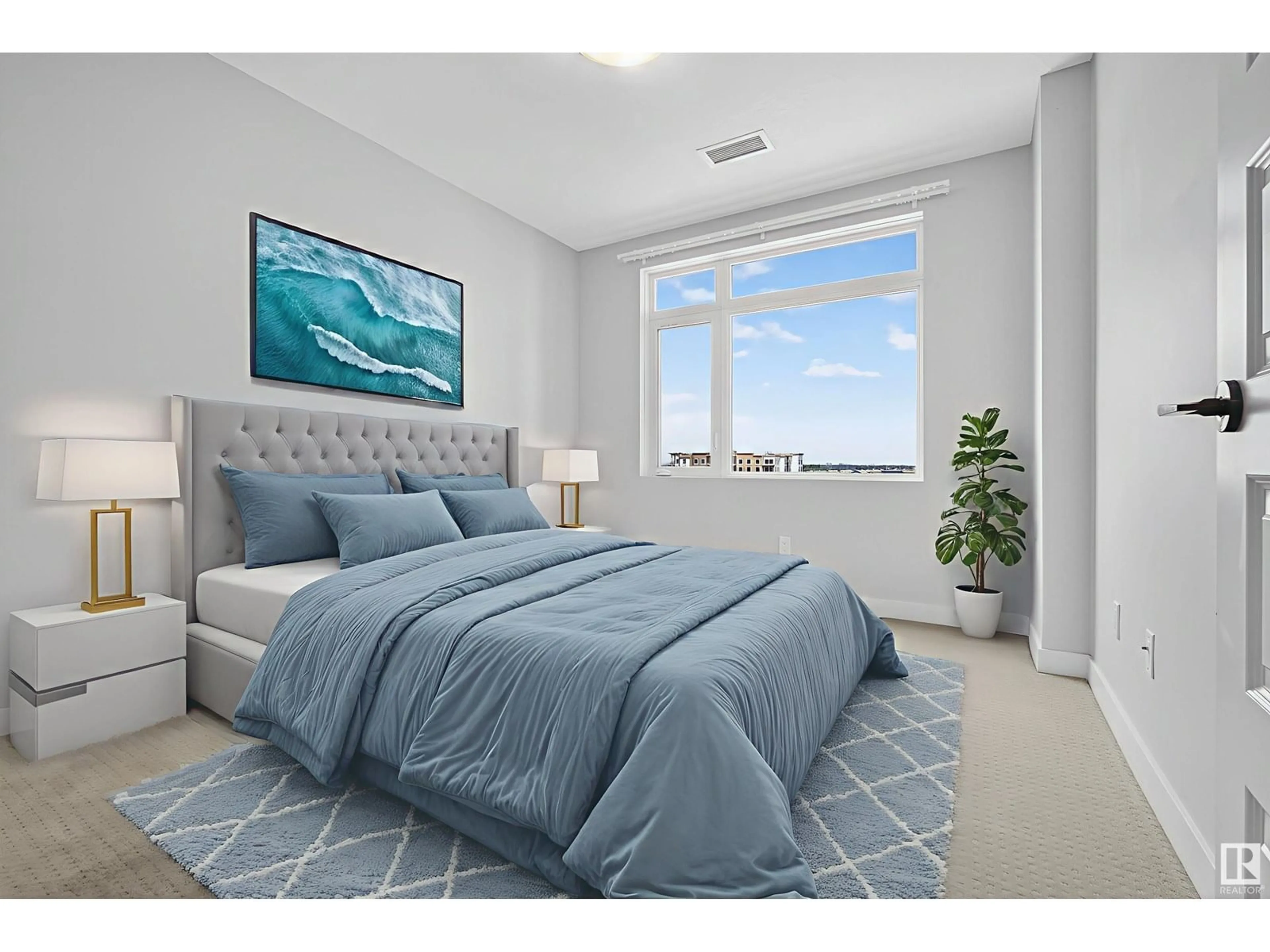 Bedroom with bed, unknown for 5151 - 613 WINDERMERE BV, Edmonton Alberta T6W2K4