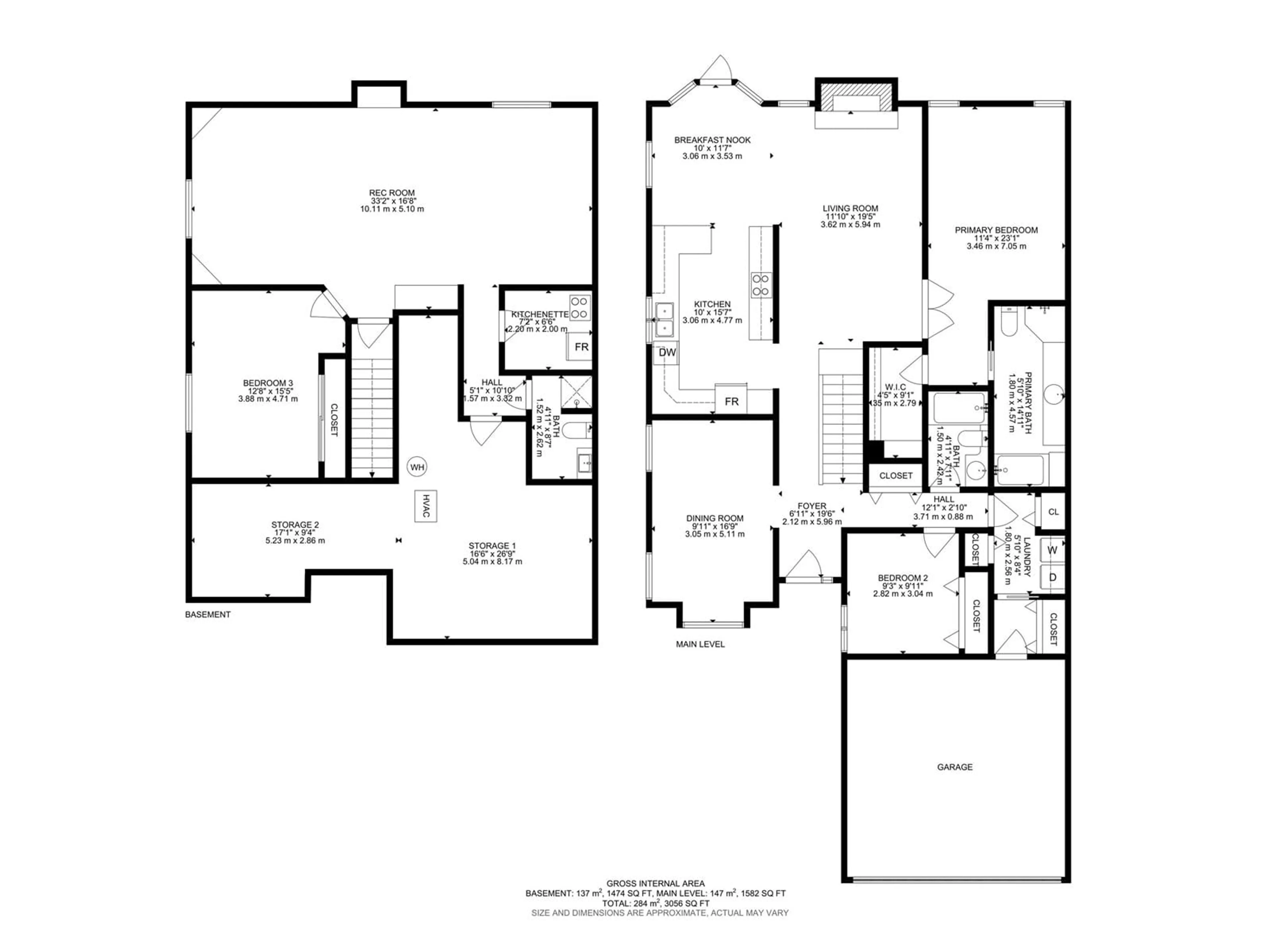 Floor plan for 64 GLENCOE PL, Sherwood Park Alberta T8A5L2