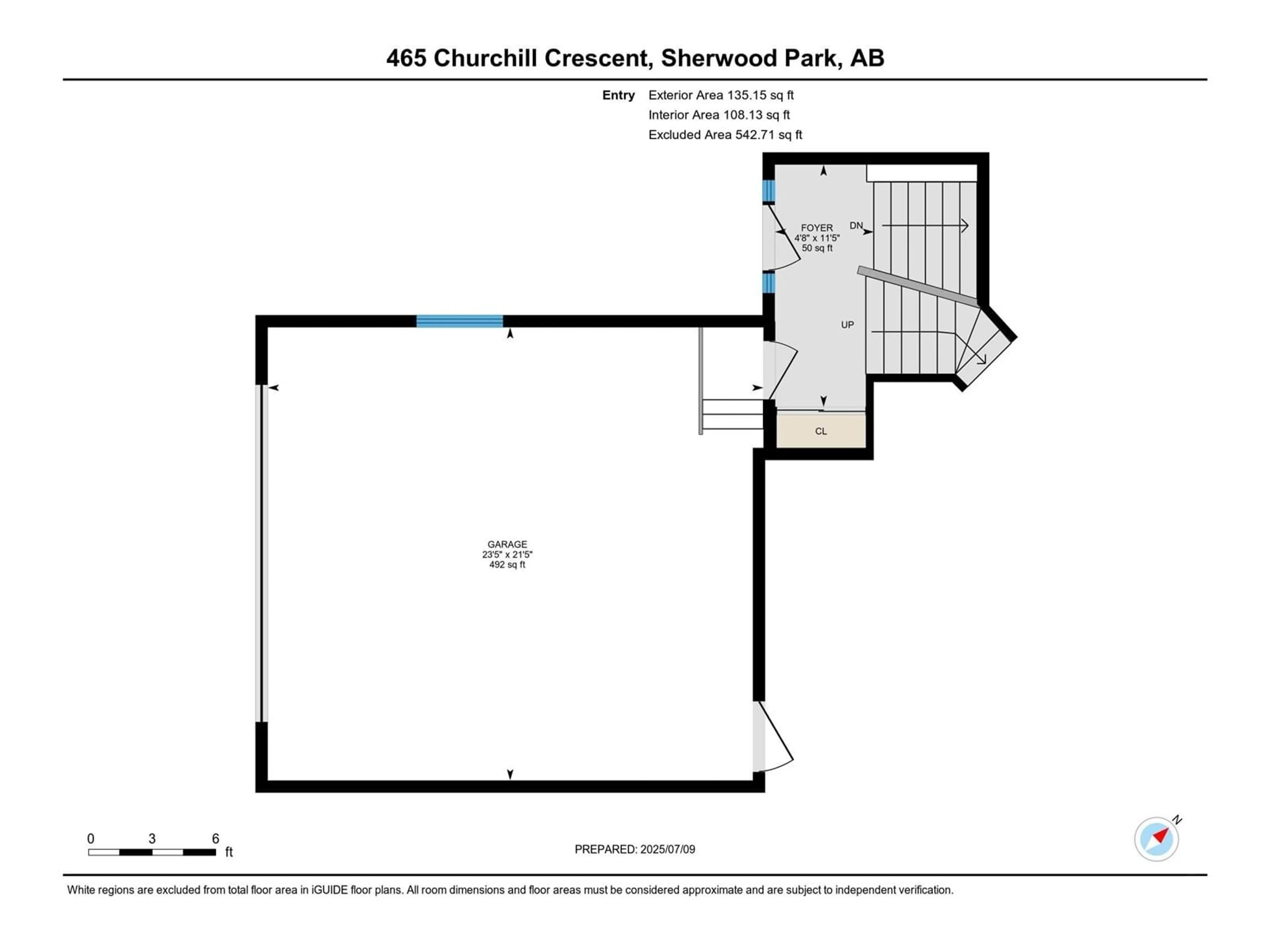 Floor plan for 465 CHURCHILL CR, Sherwood Park Alberta T8T0R9