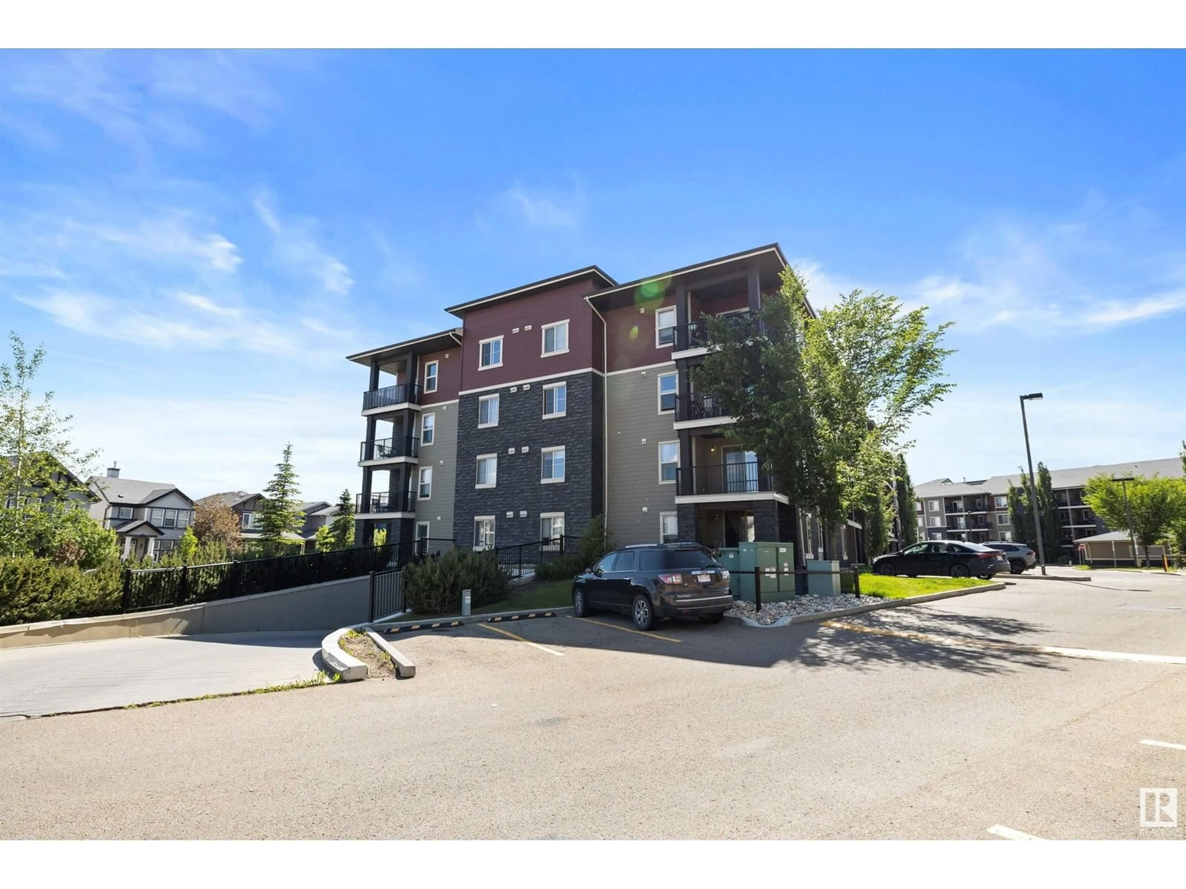A pic from outside/outdoor area/front of a property/back of a property/a pic from drone, unknown for 114 - 1080 MCCONACHIE BV, Edmonton Alberta T5Y0X2