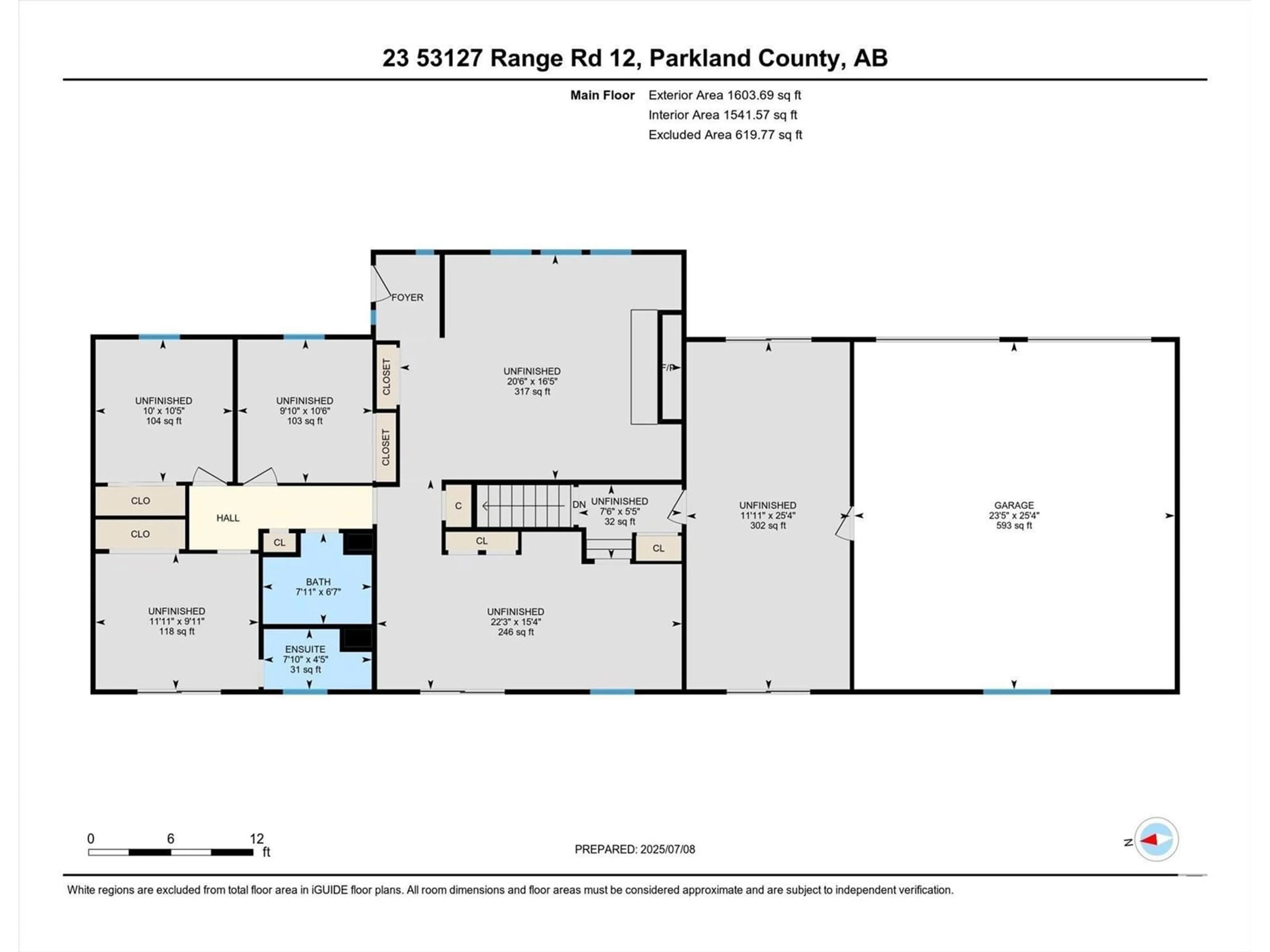 Floor plan for 53127 - 23 RANGE ROAD 12, Rural Parkland County Alberta T7Y2T1