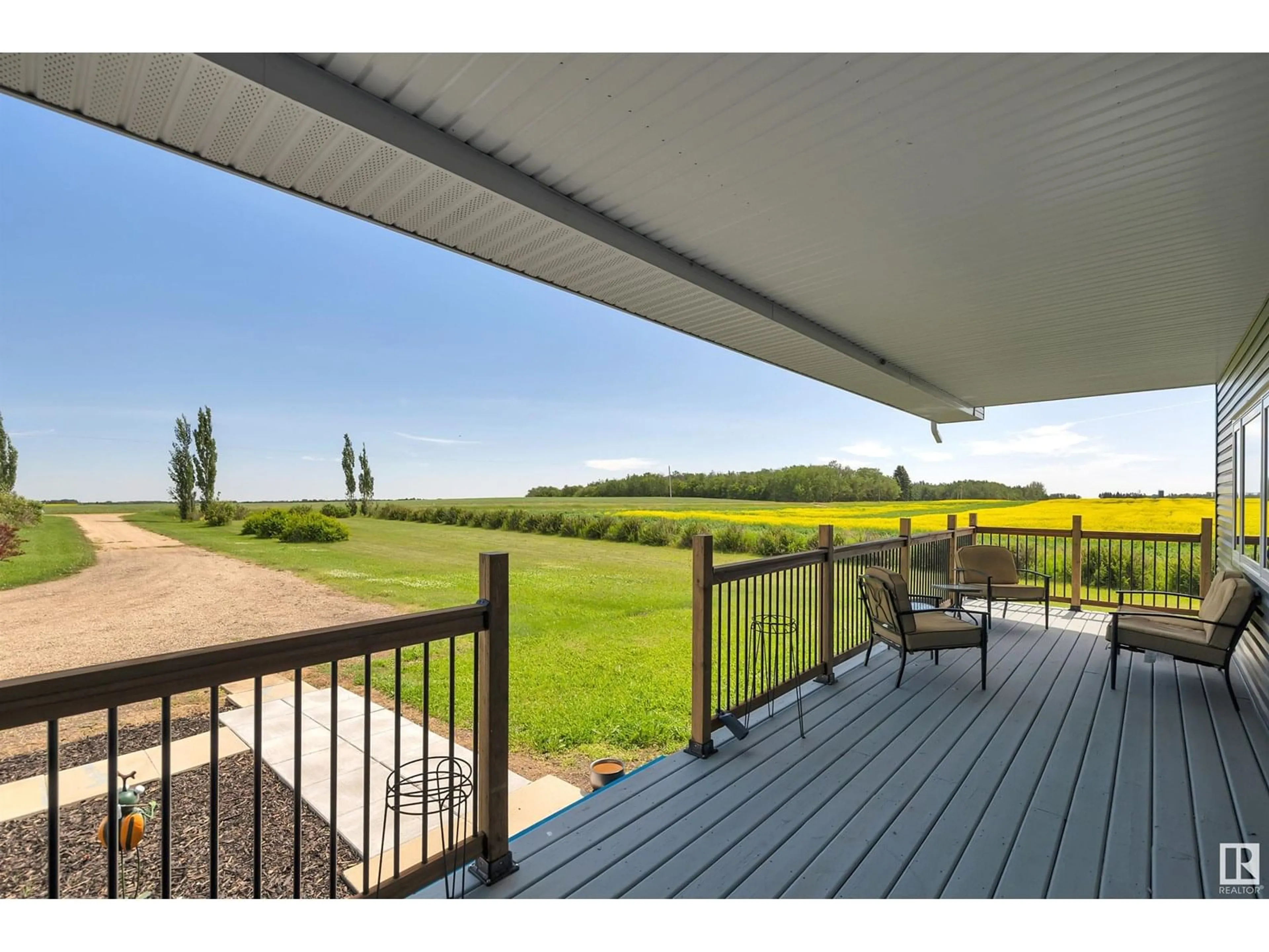 Patio, water/lake/river/ocean view for 56032 RGE ROAD 241, Rural Sturgeon County Alberta T0A0K0