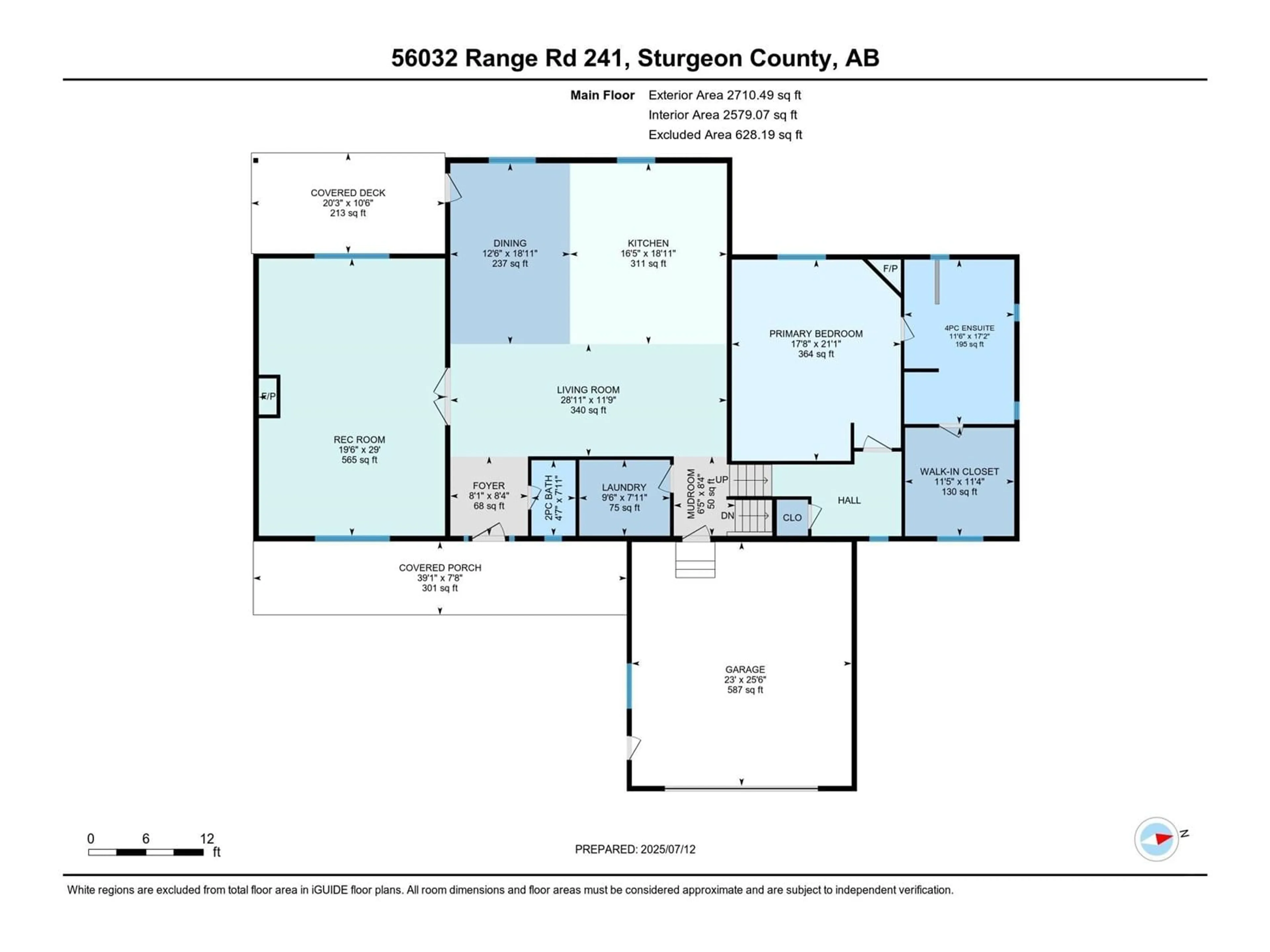 Floor plan for 56032 RGE ROAD 241, Rural Sturgeon County Alberta T0A0K0