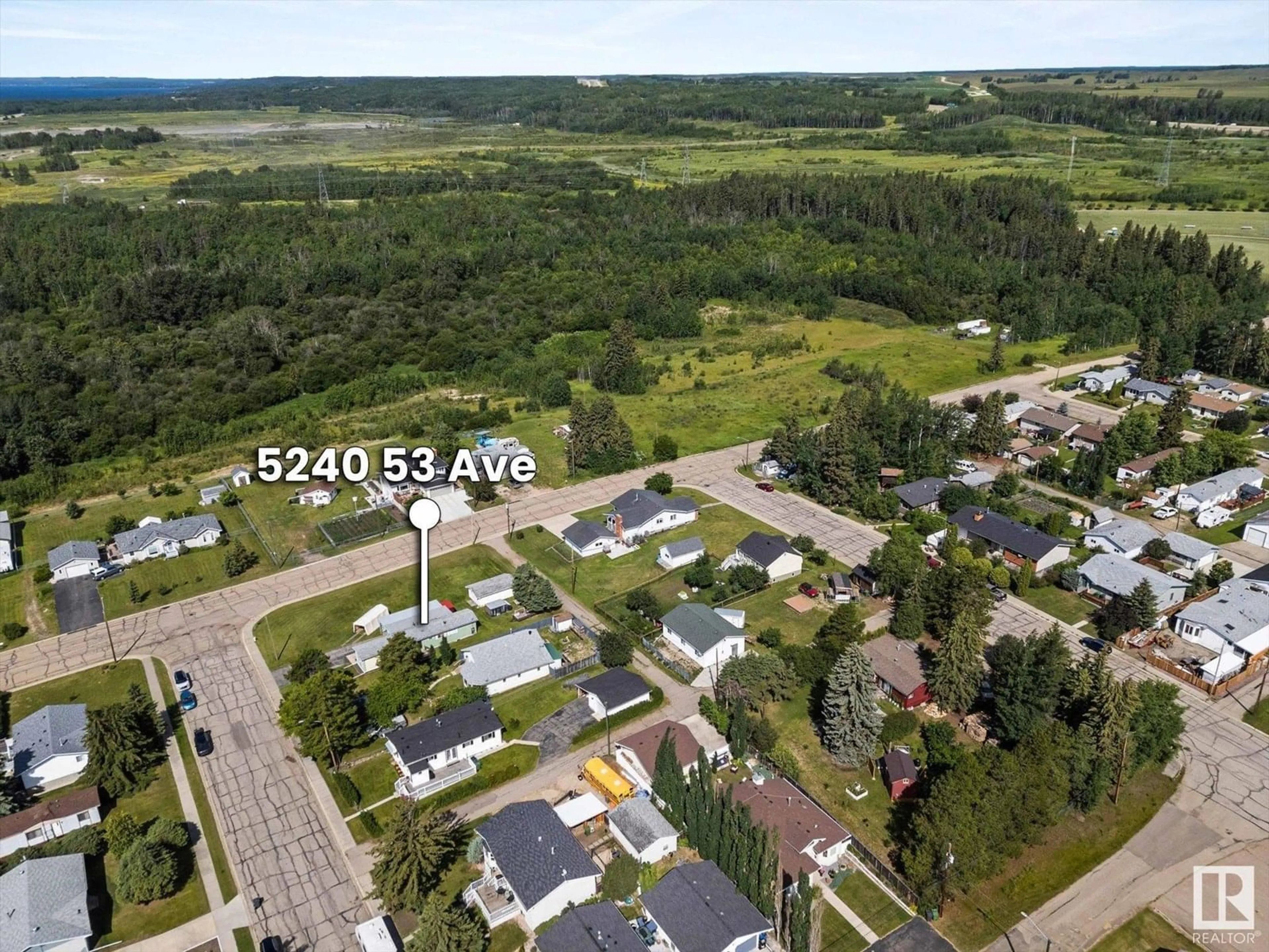 A pic from outside/outdoor area/front of a property/back of a property/a pic from drone, unknown for 5240 53 AV, Wabamun Alberta T0E2K0