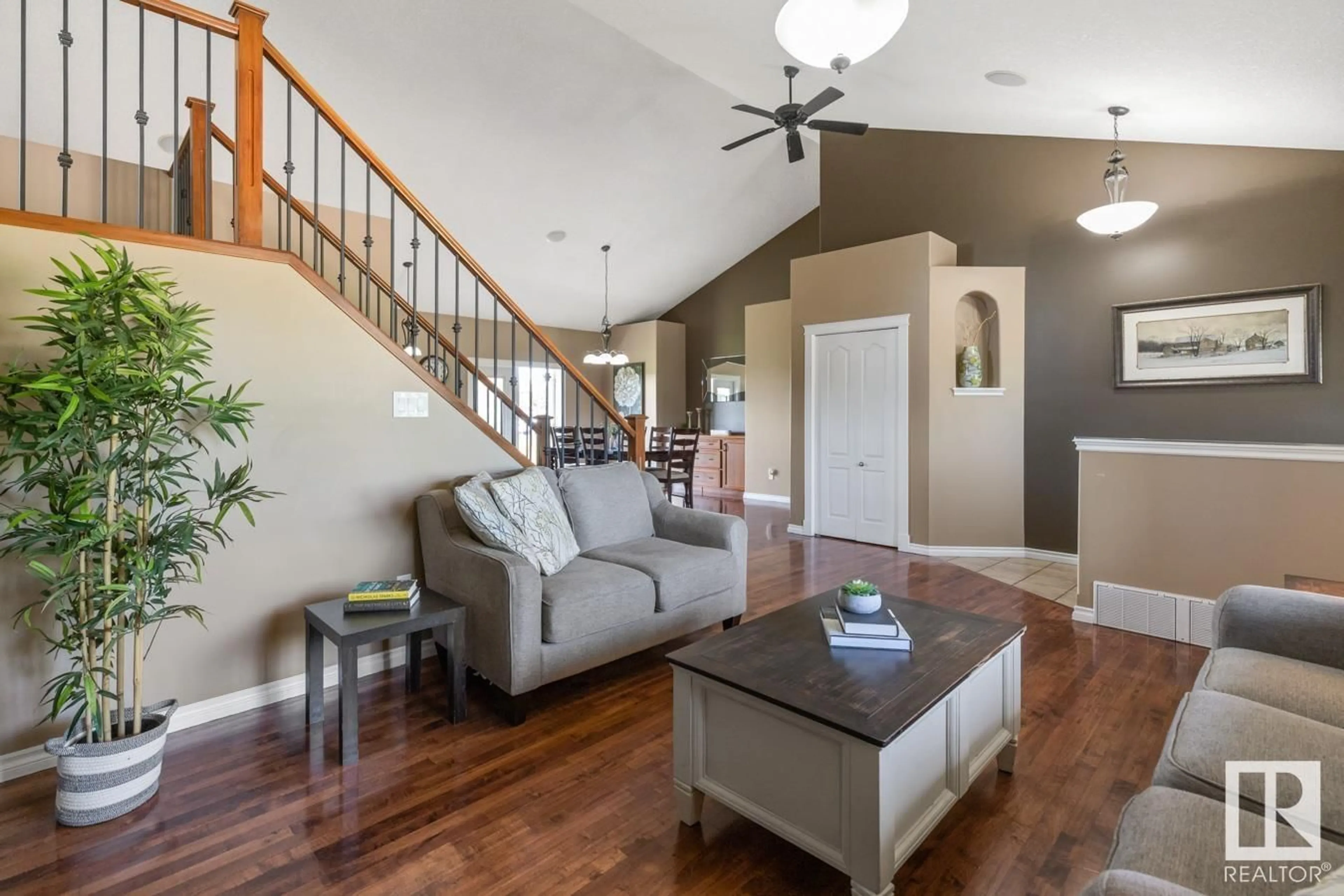 Living room with furniture, unknown for 52358 - 361 RGE ROAD 225, Rural Strathcona County Alberta T8C1N7