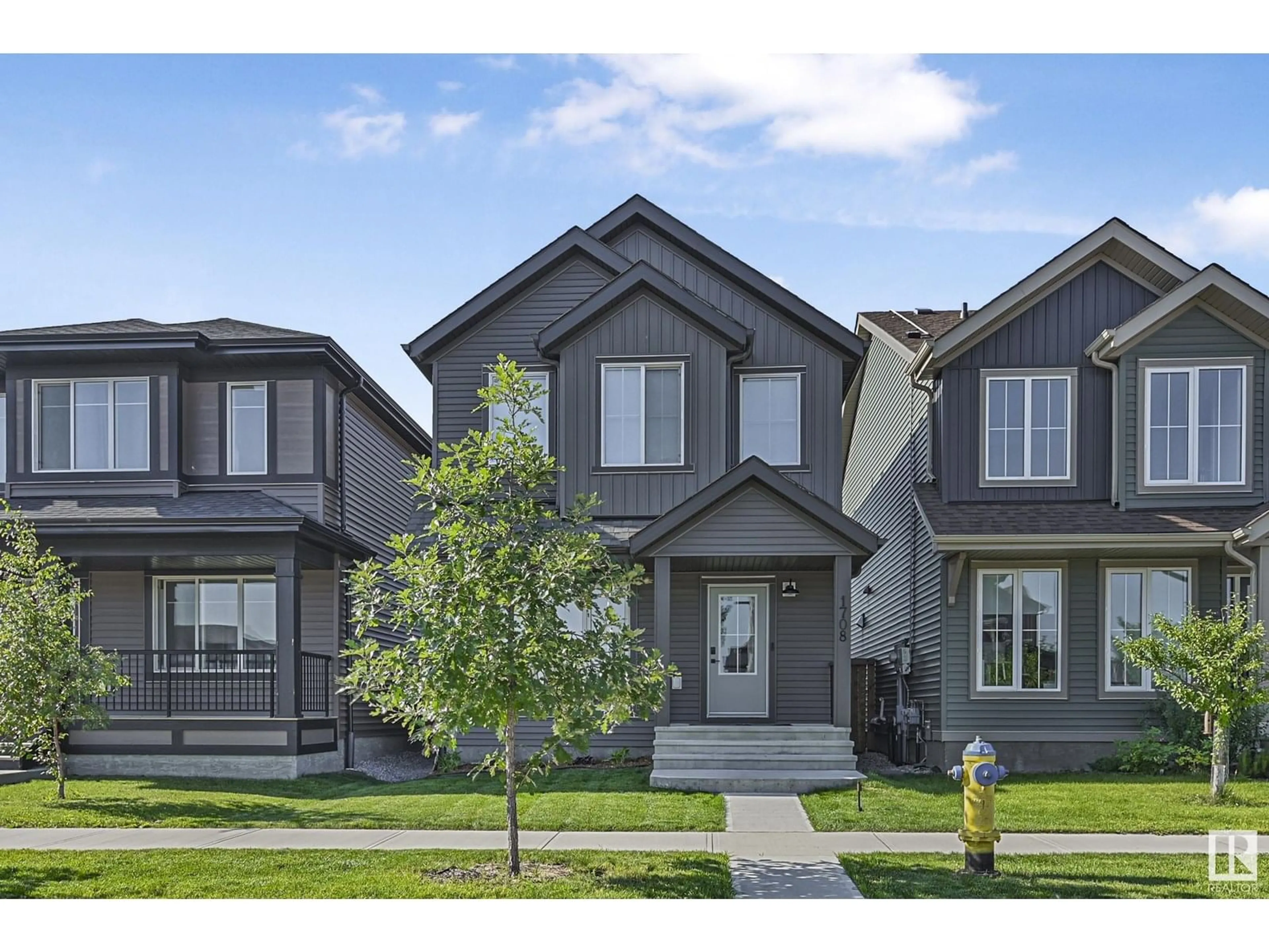 Home with vinyl exterior material, street for LI SW - 1708 GRAYDON HILL LINK, Edmonton Alberta T6W4C6