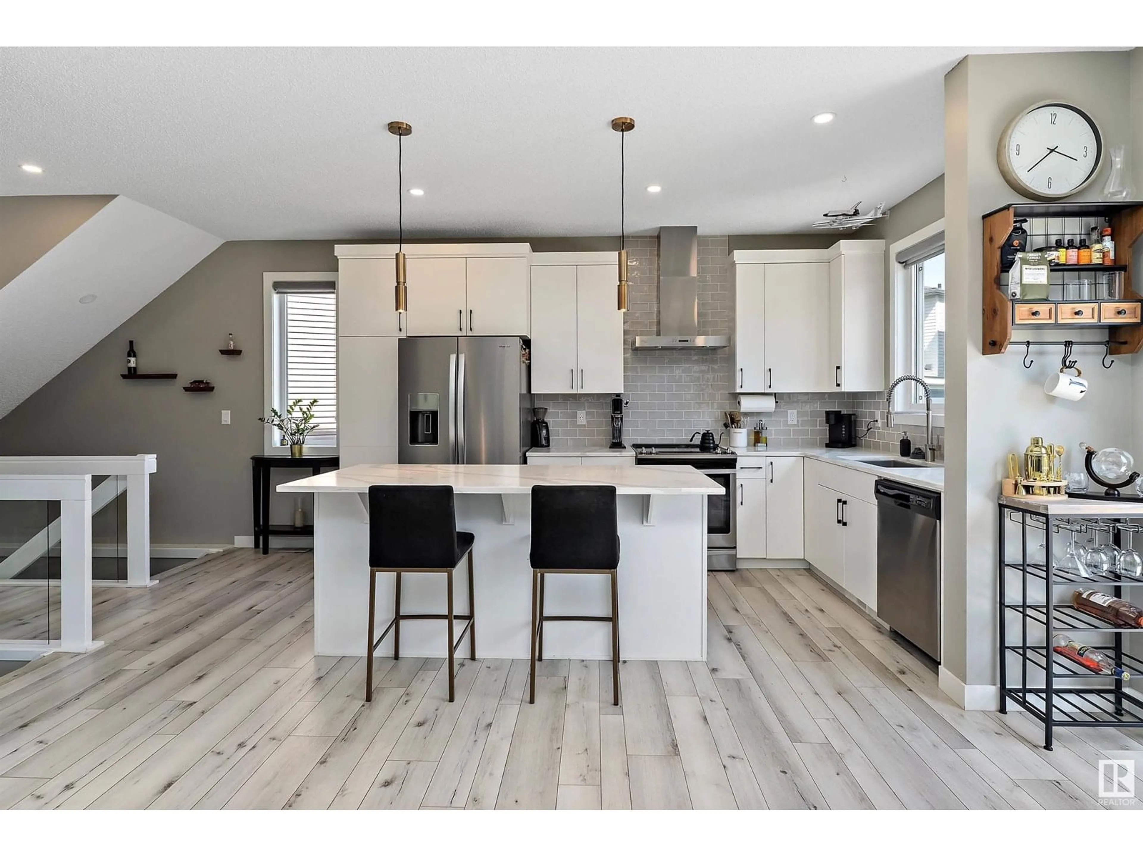 Open concept kitchen, unknown for NW - 1615 202 ST, Edmonton Alberta T6M1K6
