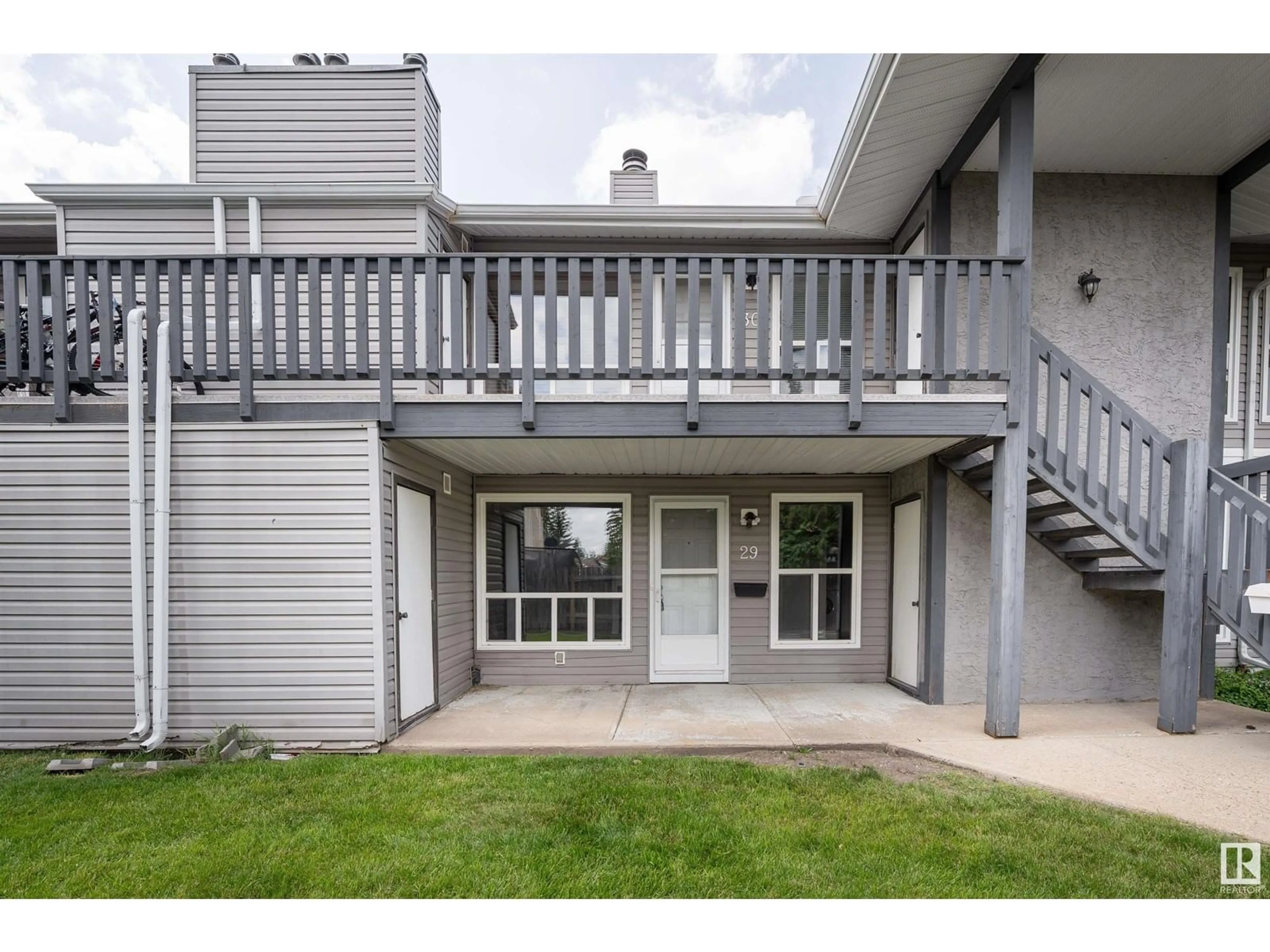 Patio, building for #29 - 1503 MILL WOODS E, Edmonton Alberta T6L4C2