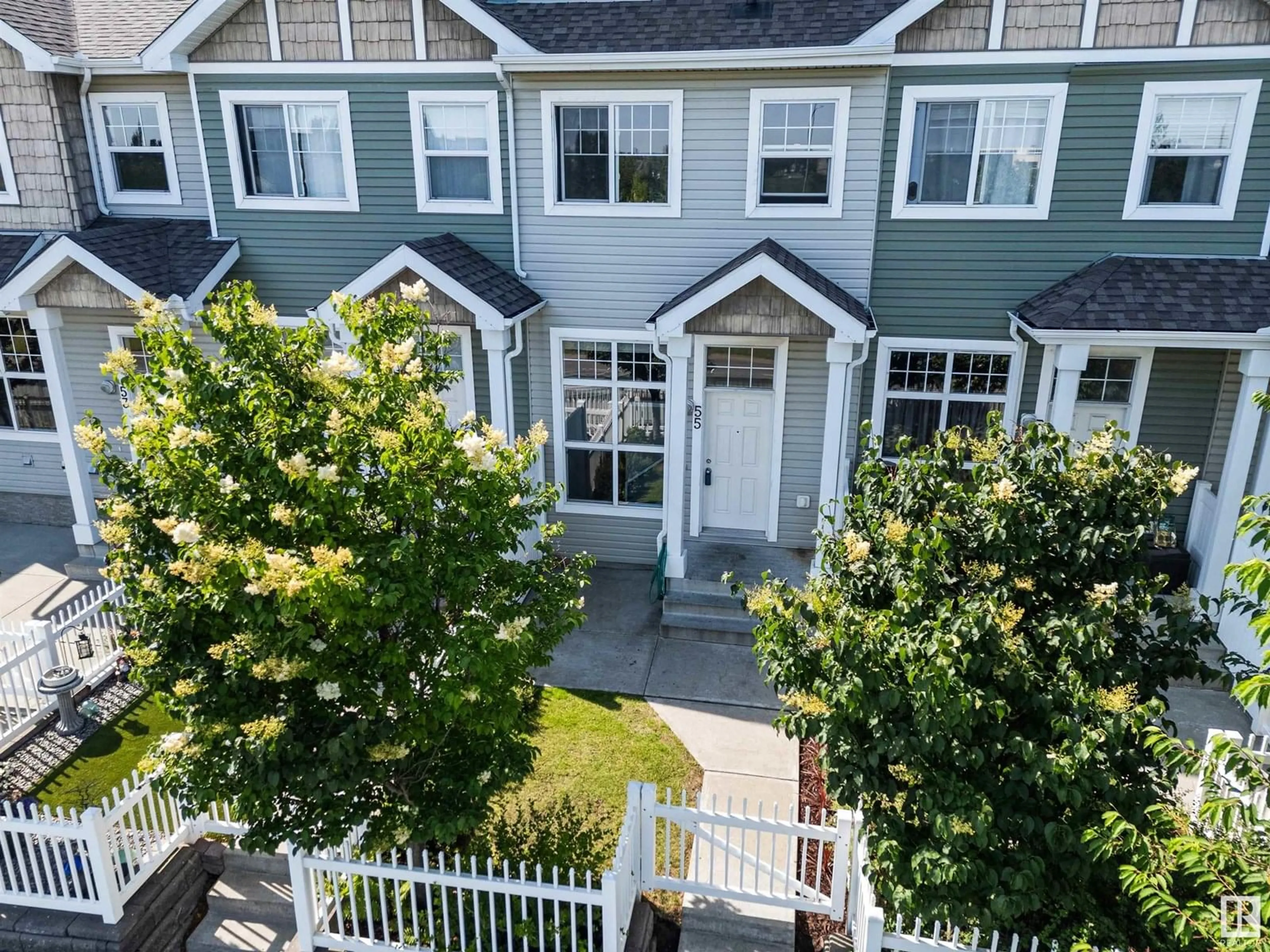 A pic from outside/outdoor area/front of a property/back of a property/a pic from drone, street for #55 - 2051 TOWNE CENTRE BV, Edmonton Alberta T6R0G8