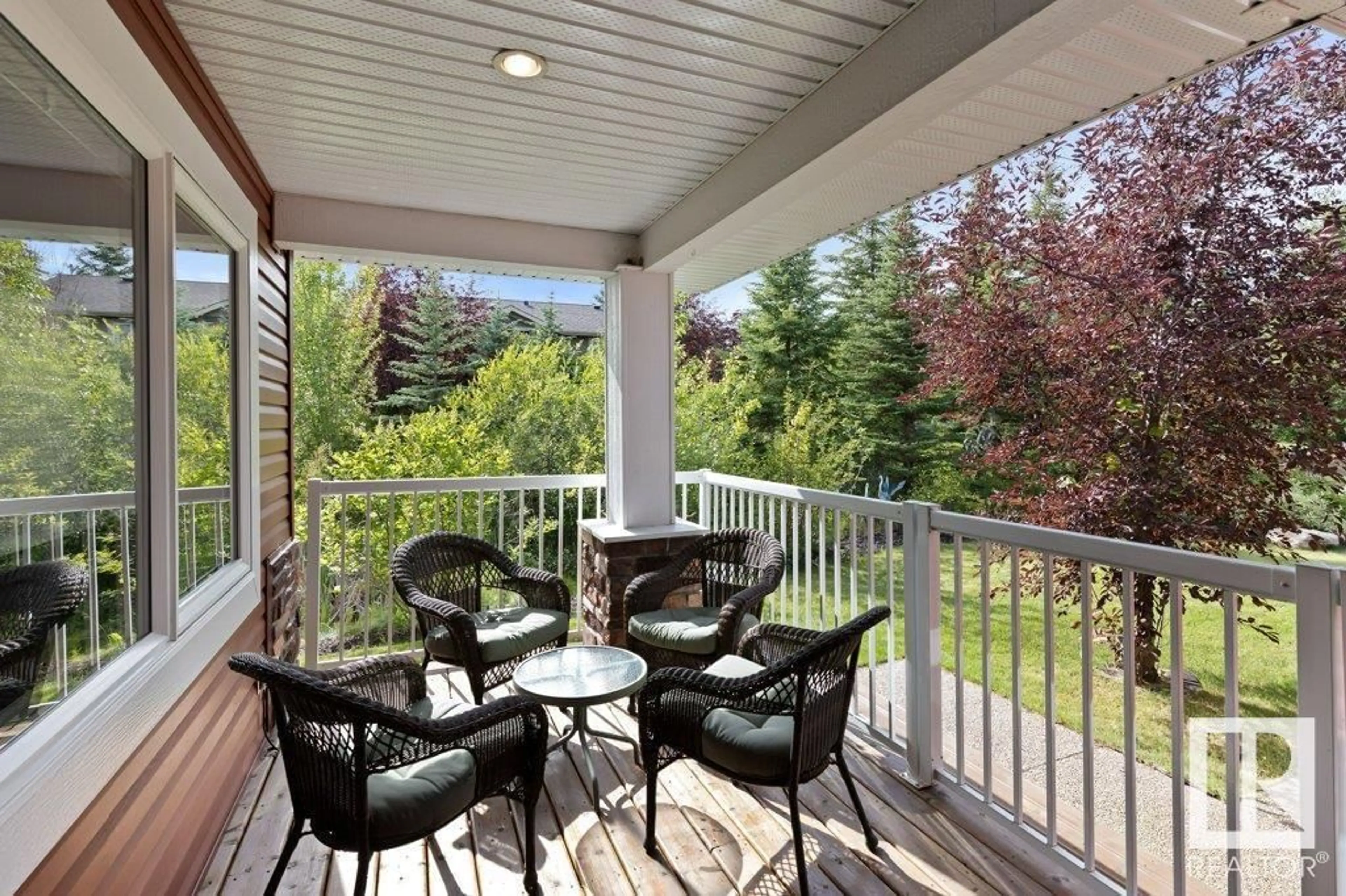 Patio, mountain view for 327 STE. ANNE TR, Rural Lac Ste. Anne County Alberta T0E1A0