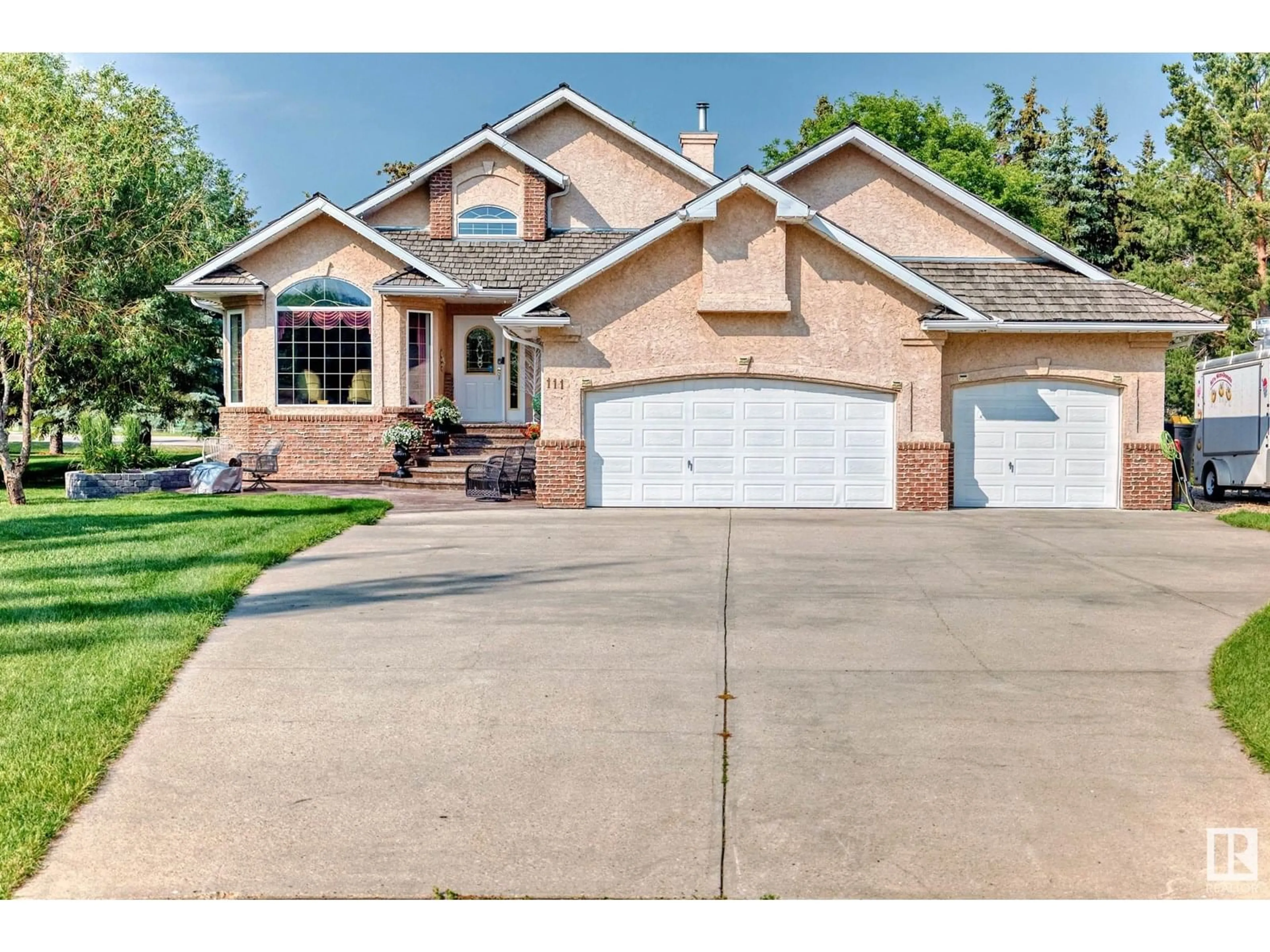 Home with brick exterior material, street for 111 BALFOUR PL, Rural Sturgeon County Alberta T5T0A2