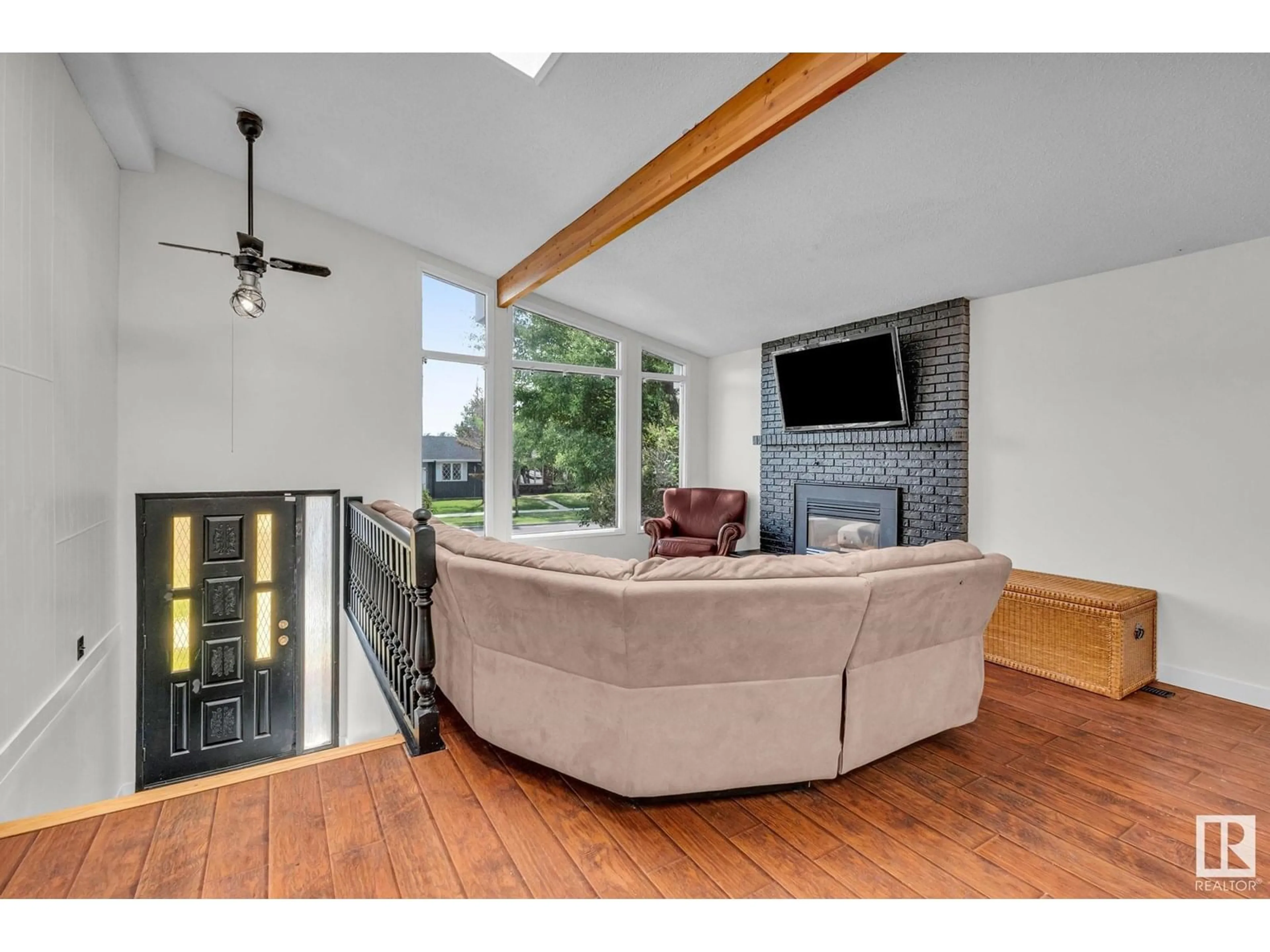 Living room with furniture, unknown for 11120 171 AV, Edmonton Alberta T5X3K6