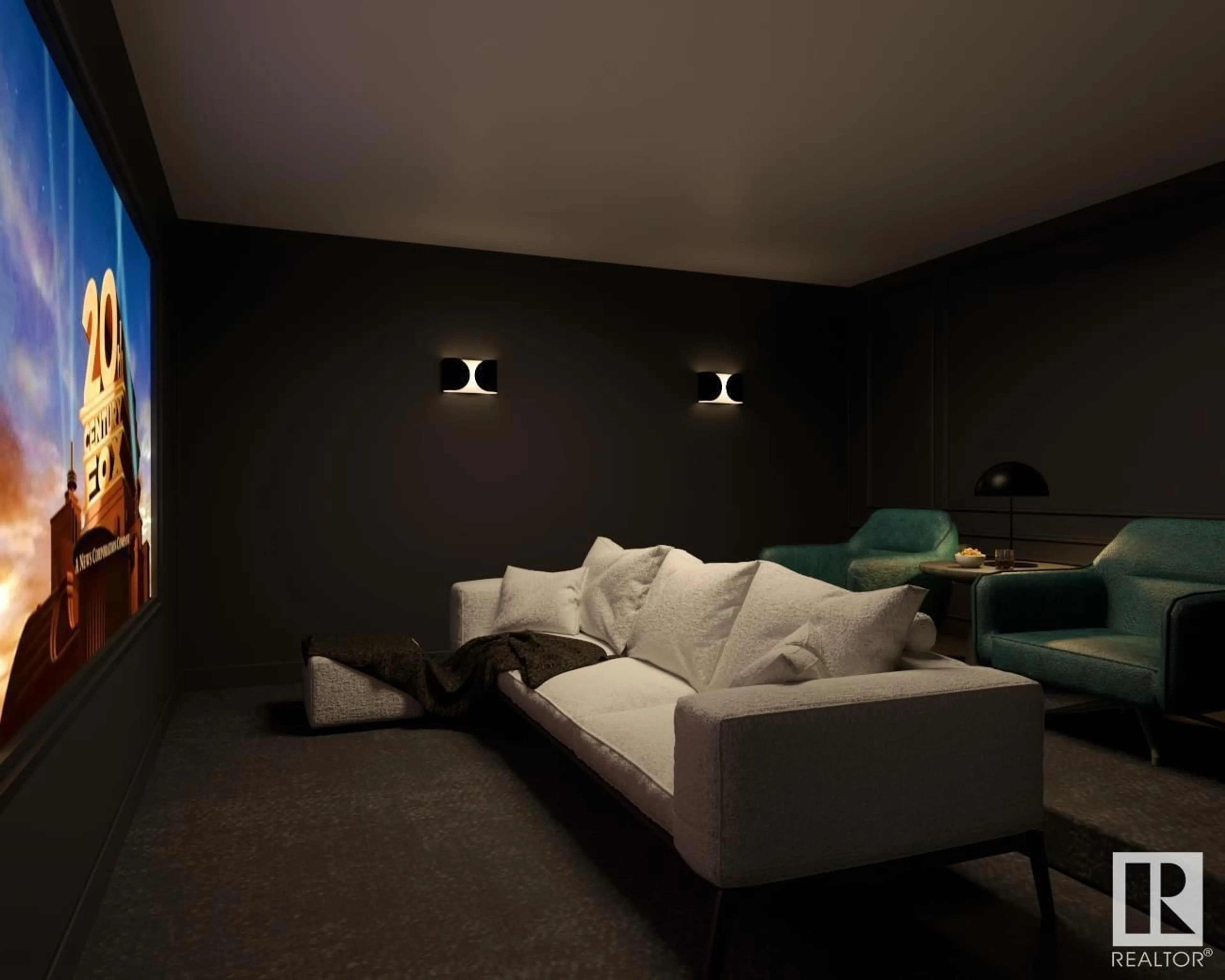 Home theater for 5605 CAUTLEY COVE CV, Edmonton Alberta T6W4P7